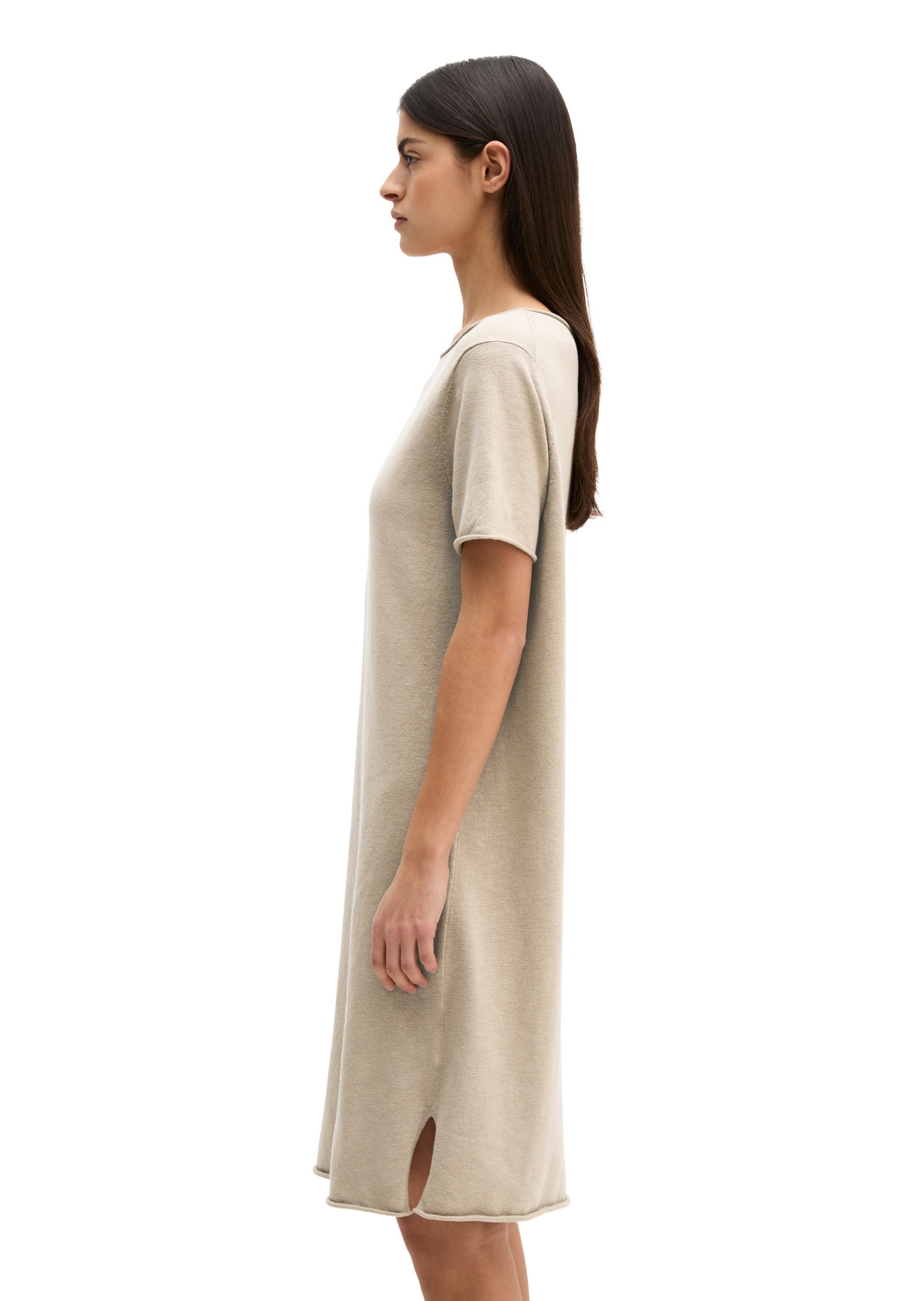 Marc O'Polo Strickkleid »aus Organic Cotton-Leinen-Mix«