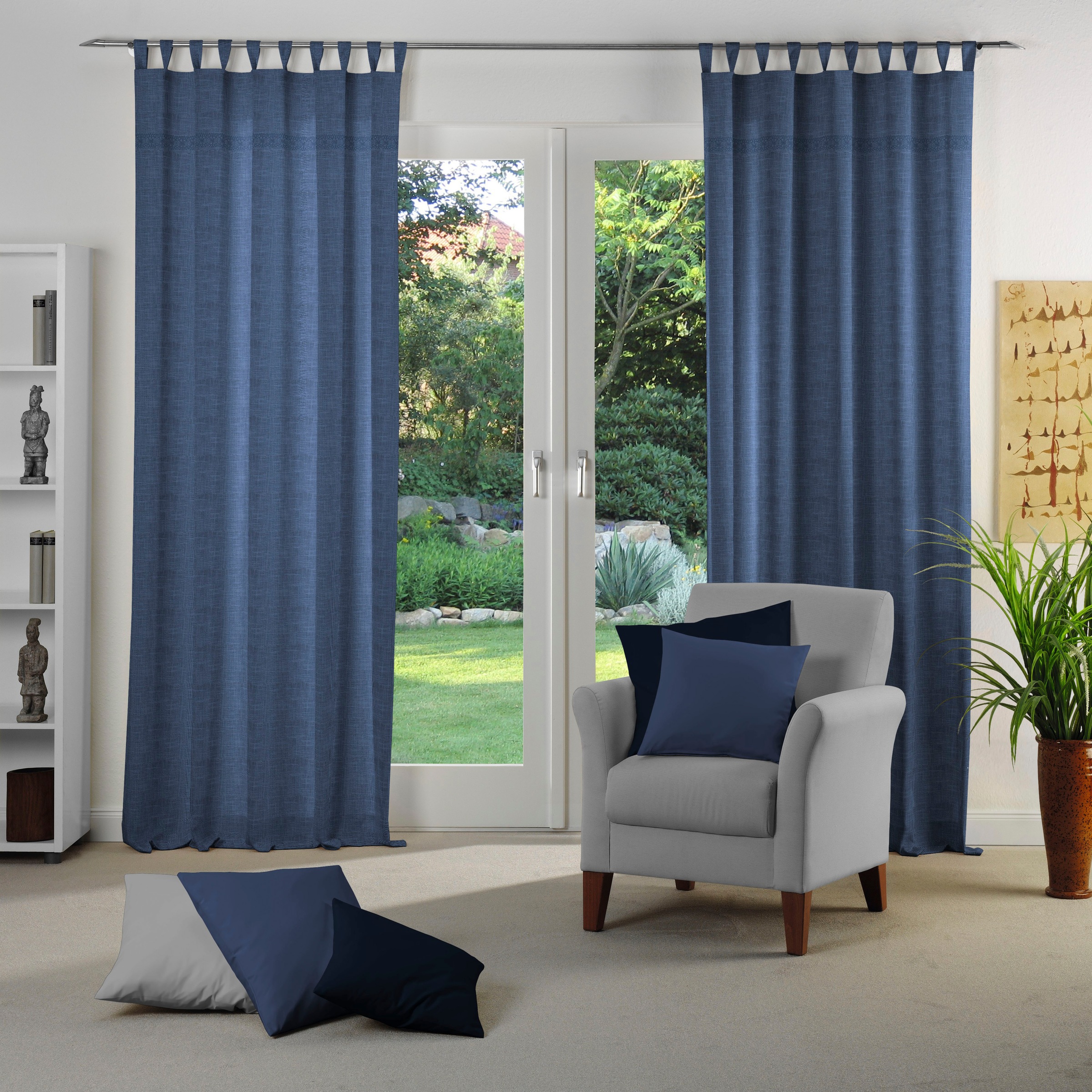 Wirth Vorhang "Wiessee" Schlaufen 1 Stk. tlg. nach Maß günstig online kaufen