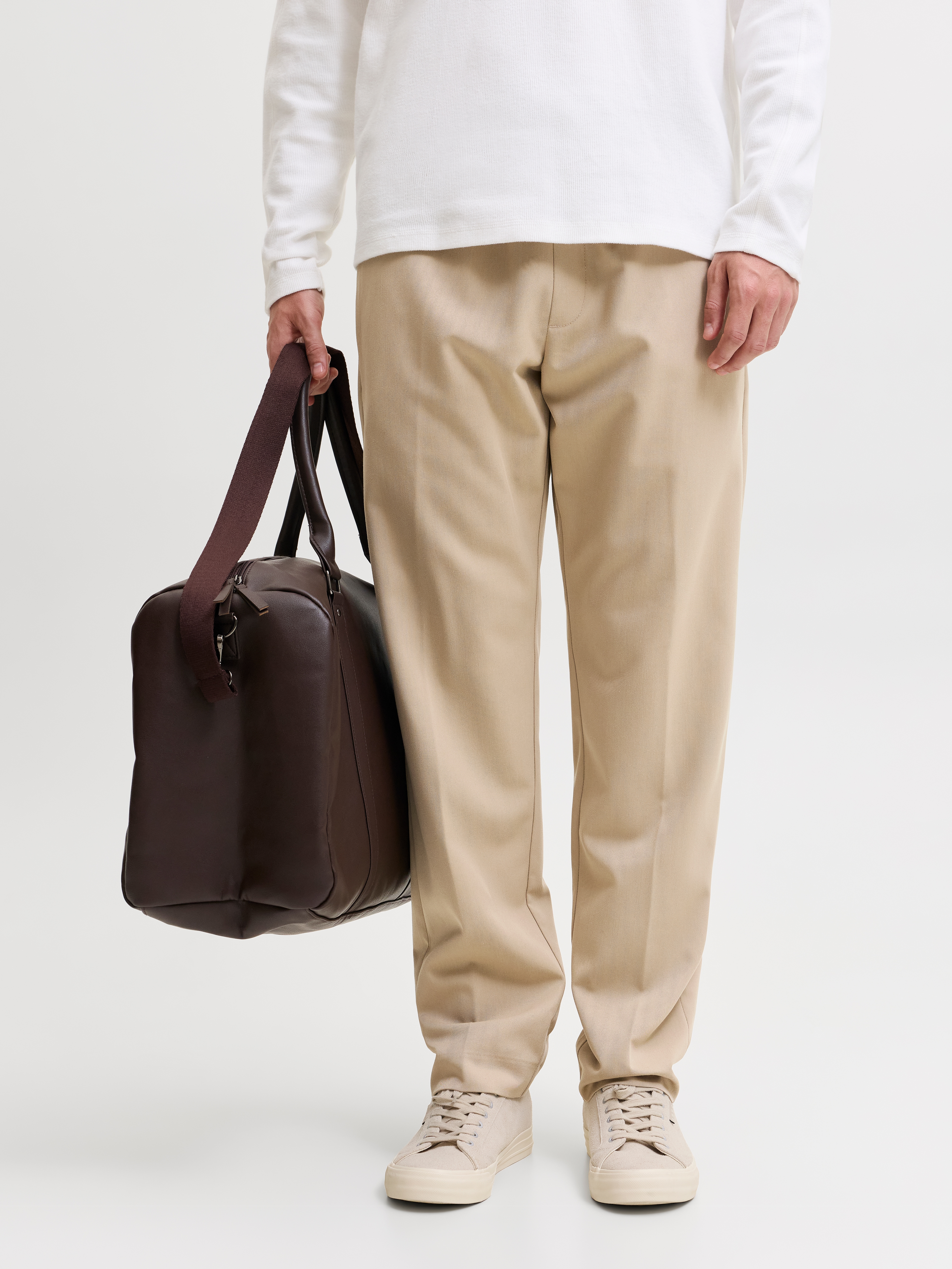 Jack & Jones Schlupfhose "JPSTKANE TOBY JOGGER NOOS" Materialmix, relaxed fit