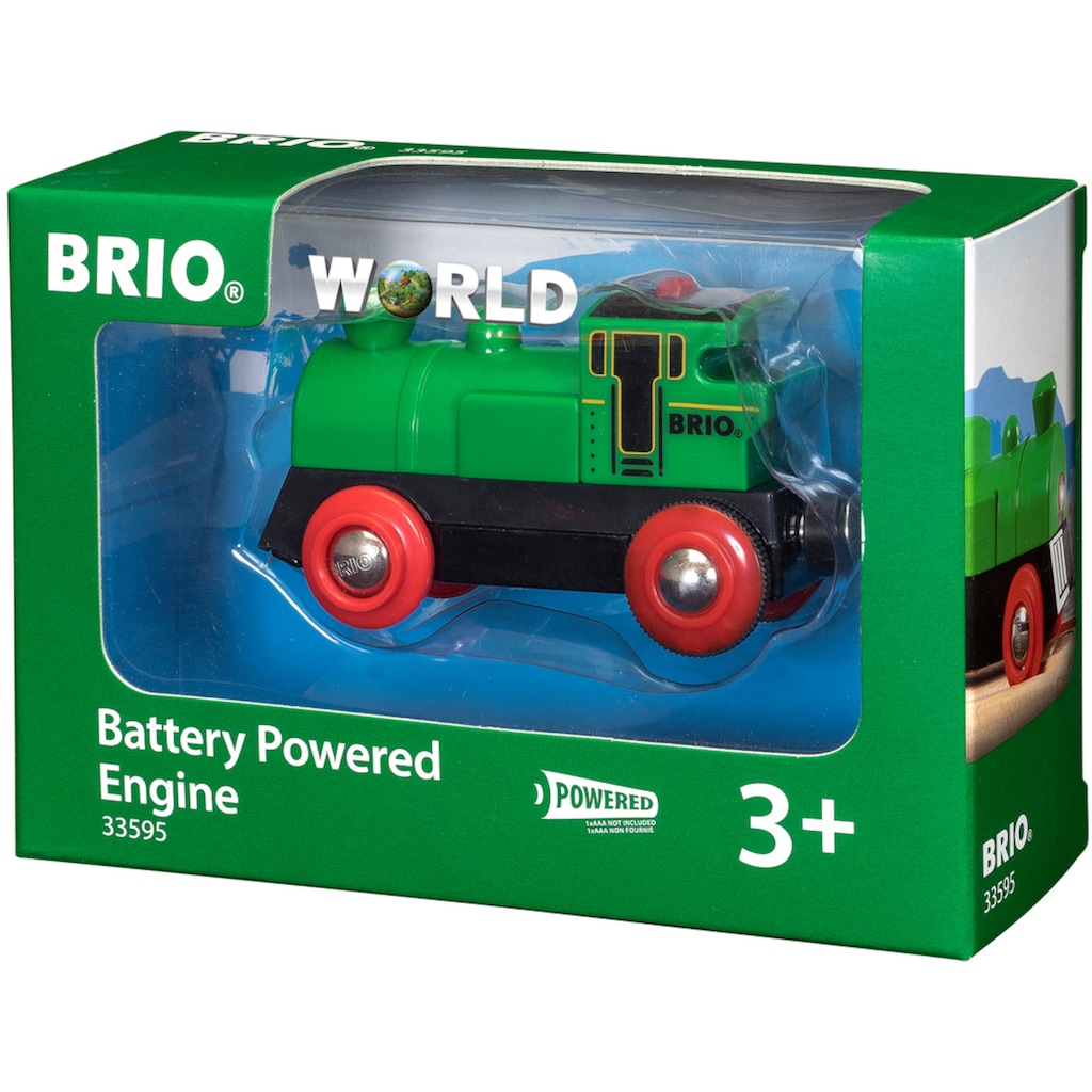 BRIO® Spielzeug-Eisenbahn »BRIO® WORLD, Speedy Green Batterielok«, mit LichtfunktionMade in Europe, FSC® - schützt Wald - weltweit