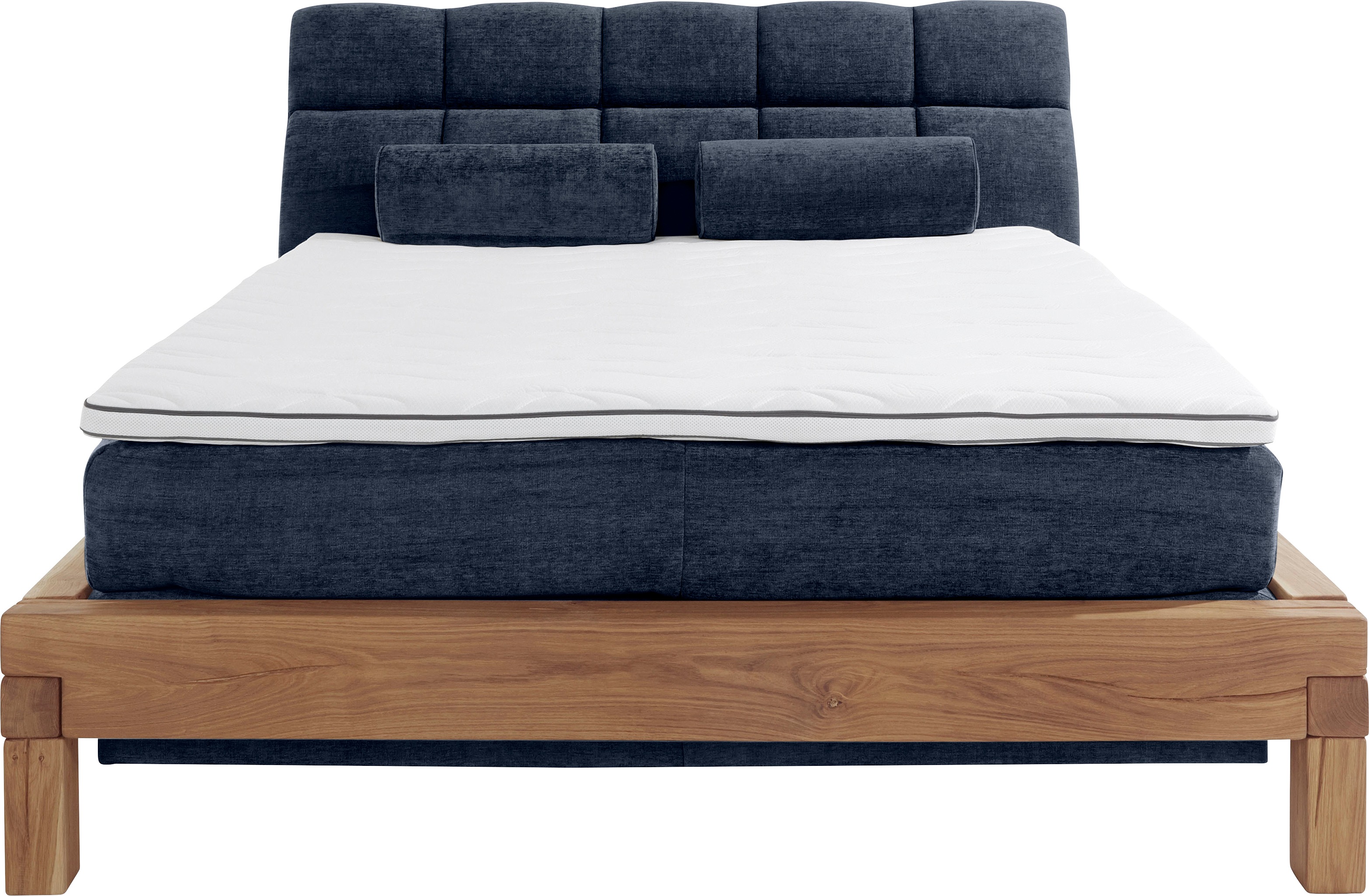 Thumbnail - Home affaire Boxspringbett "Villads" Liegefläche: 160/200 cm aus Balkeneiche, Inside-Boxspring-Unterbau