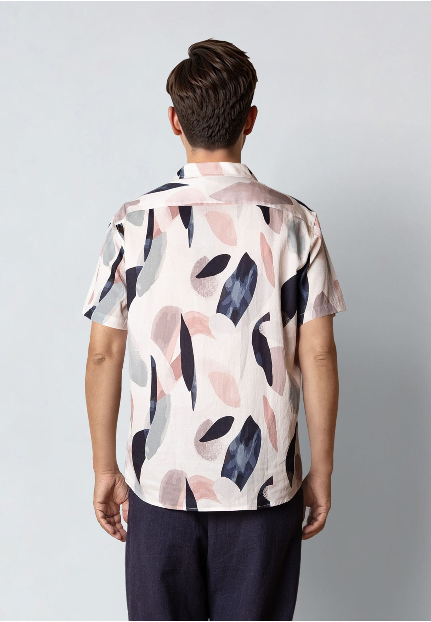 Clean Cut Copenhagen Kurzarmhemd »Clean Cut Copenhagen Bowling Ebbe Printed S/S Shirt« 1