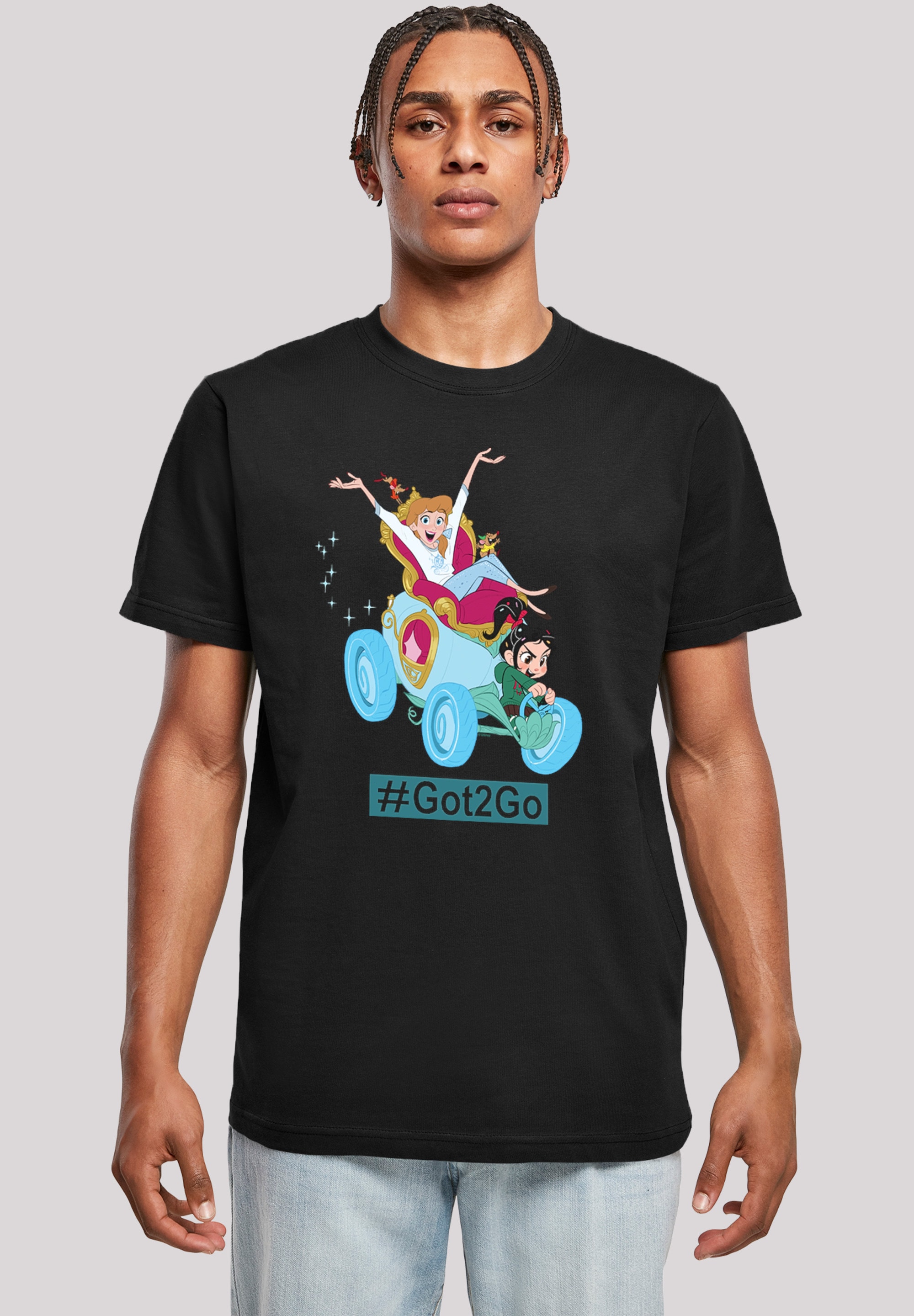 T-Shirt »Disney Ralph Reichts Cinderella And Vanellope«, Herren,Premium...