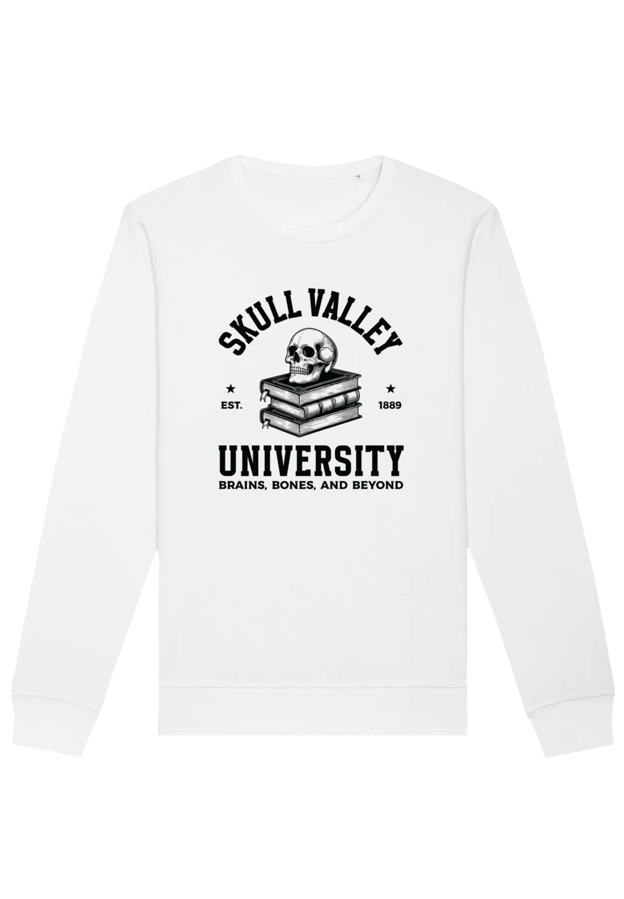 F4NT4STIC Sweatshirt "Halloween University skull valley", Premium Qualität günstig online kaufen