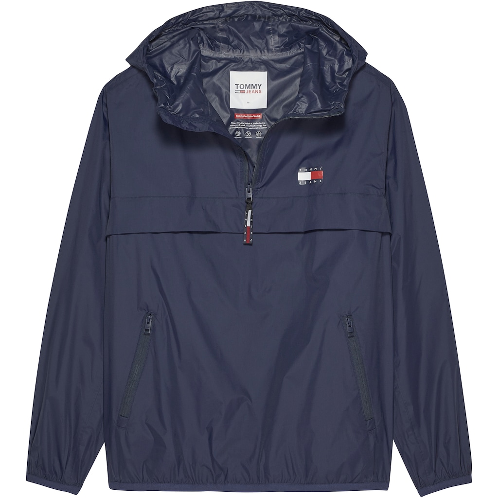 Tommy Jeans Windbreaker »TJM PCKABLE TECH CHICAGO POPOVER«, mit Kapuze