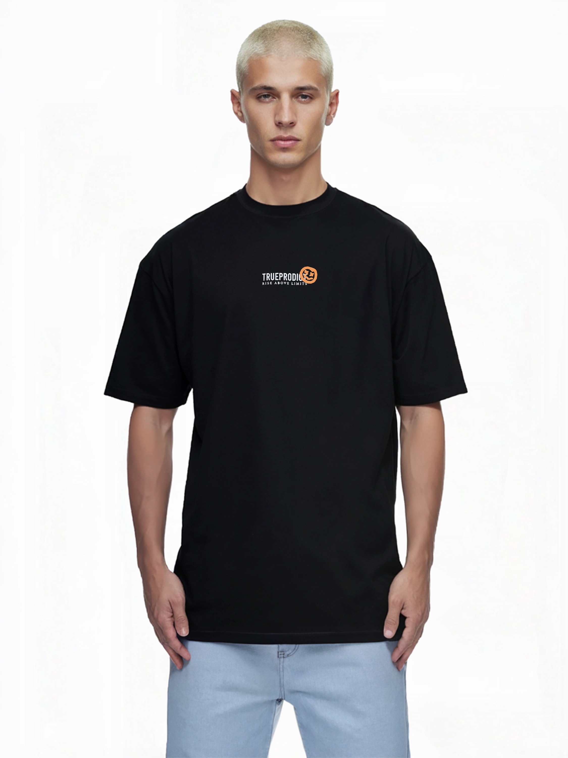 trueprodigy Oversize-Shirt "Juniper Logo Print Oversized Rundhals"