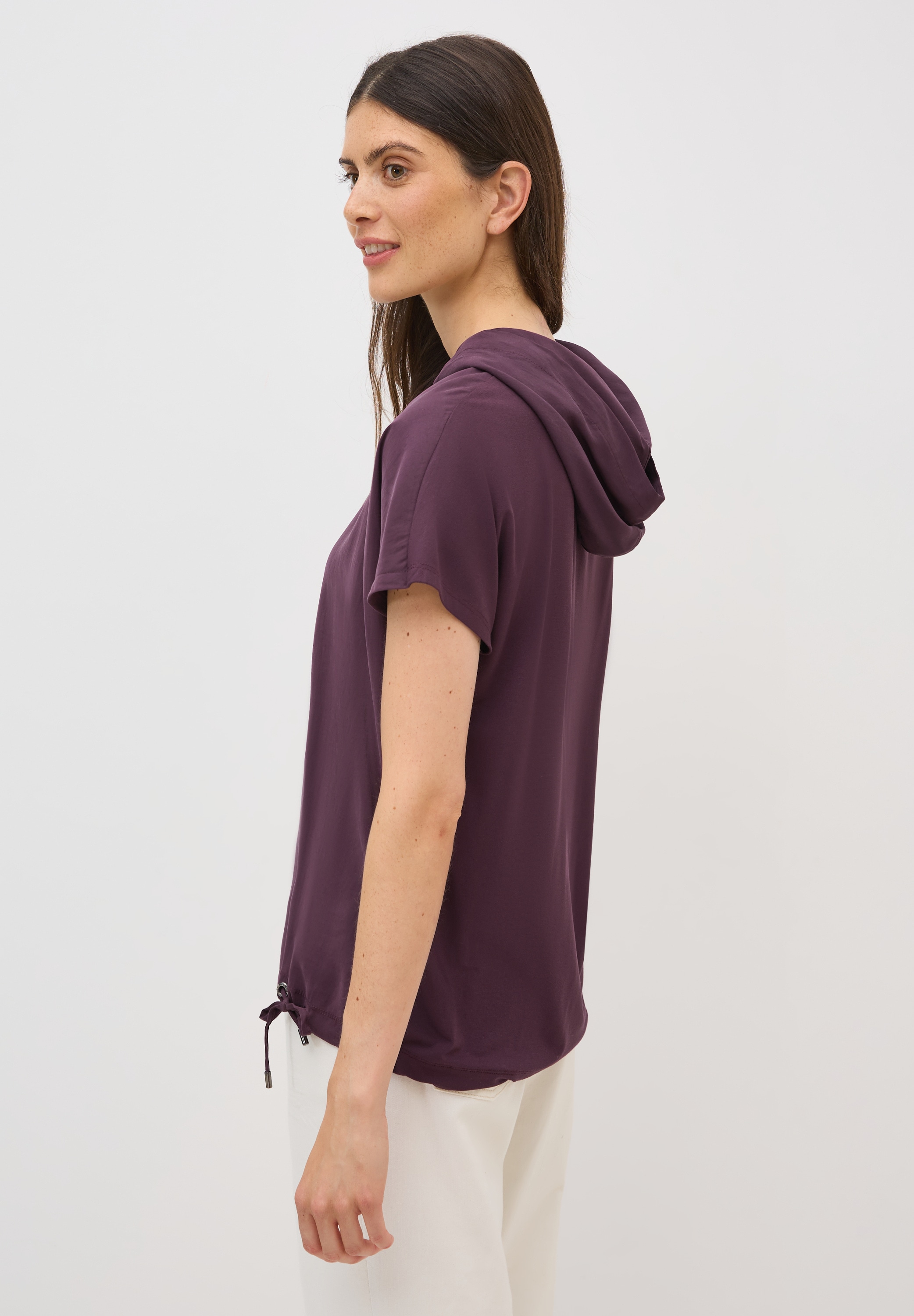 Cecil Kapuzenshirt, aus softem Materialmix