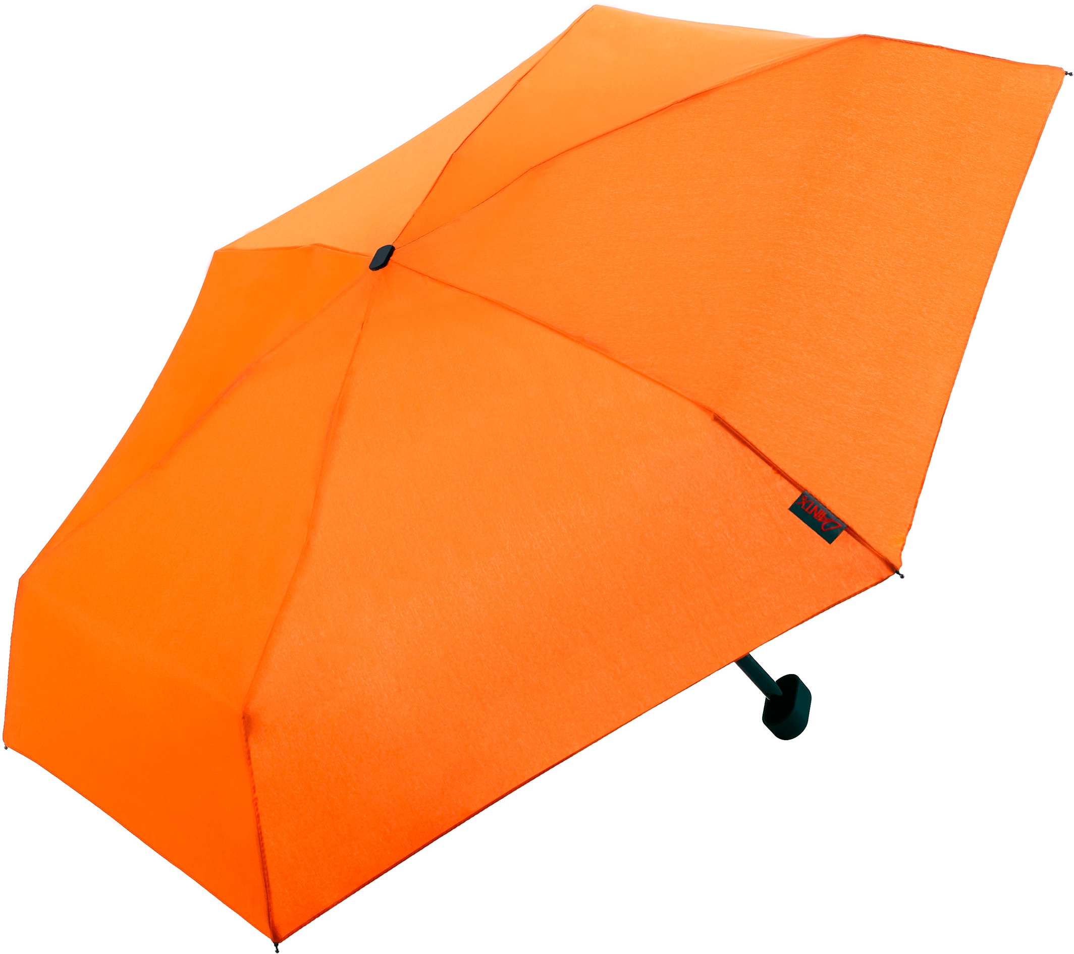 Taschenregenschirm »Dainty, orange«, besonders leicht, super flach und extra klein