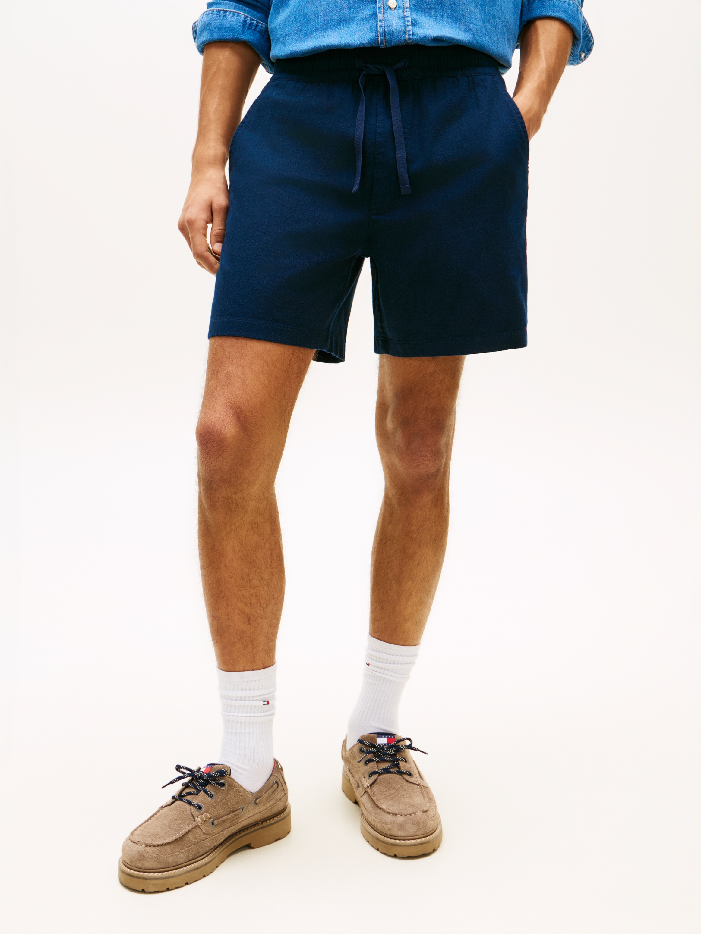Tommy Jeans Shorts "LINEN BLEND PULL-ON" Regular fit mit praktischen Tasche günstig online kaufen