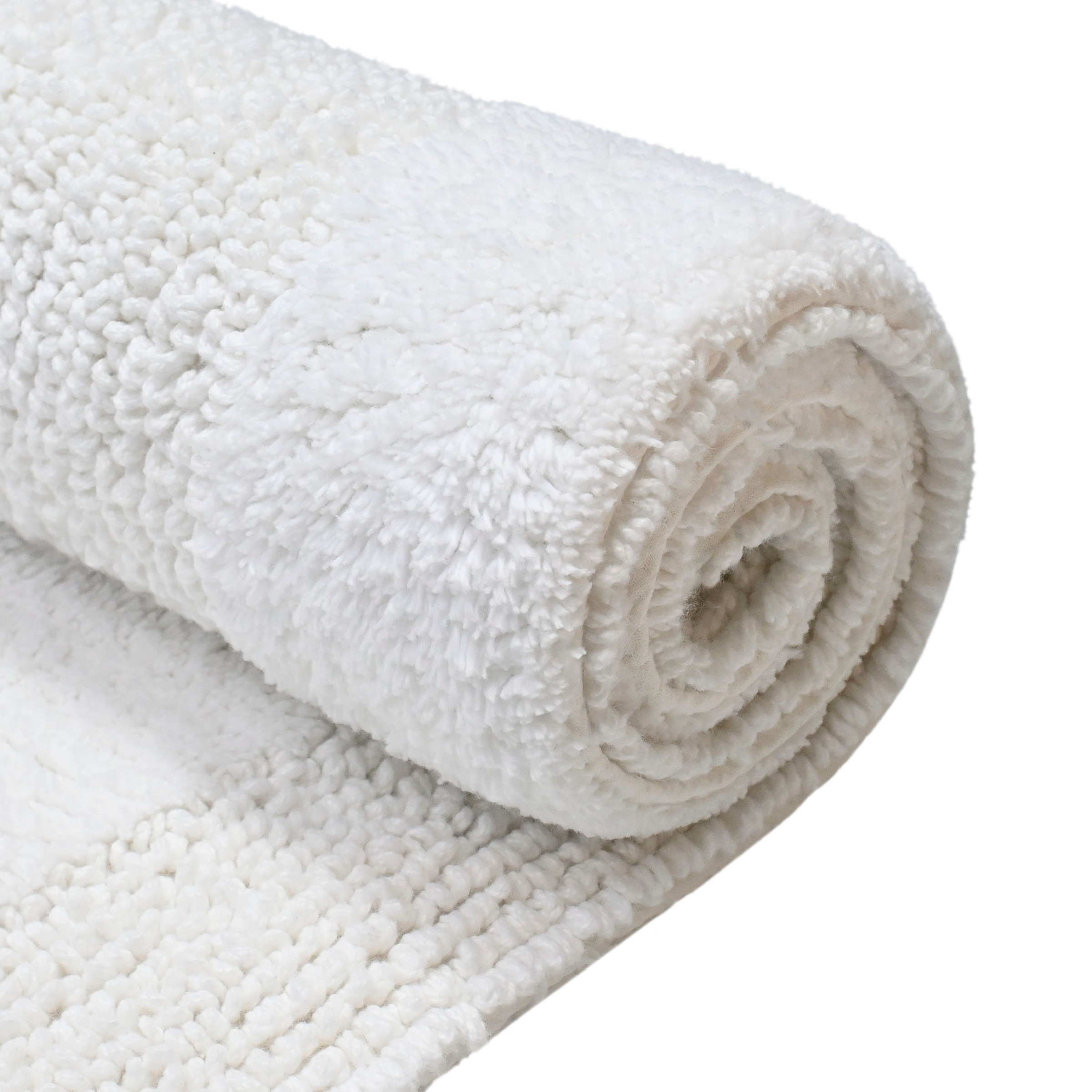 my home Badematte »Kapra, Badvorleger, Badezimmer Teppich«, beidseitig nutzbar-fußbodenheizungsgeeignet-strapazierfähig, mit Bordüre, Badteppich, Badematte
