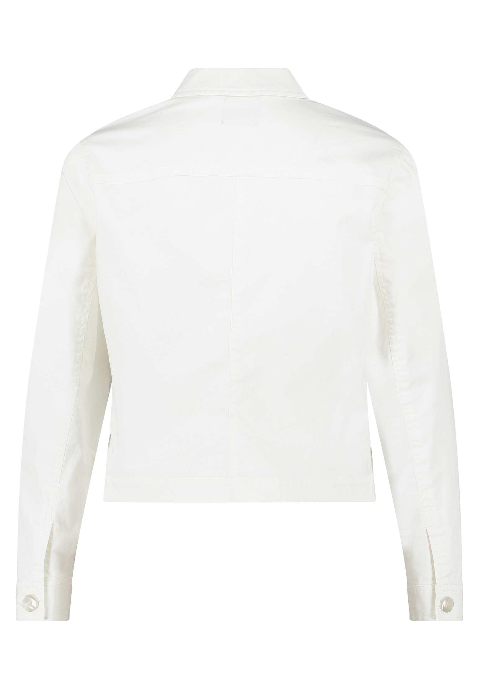 Betty&Co Jackenblazer »Betty & Co Jeansjacke mit Kragen«, Taschen