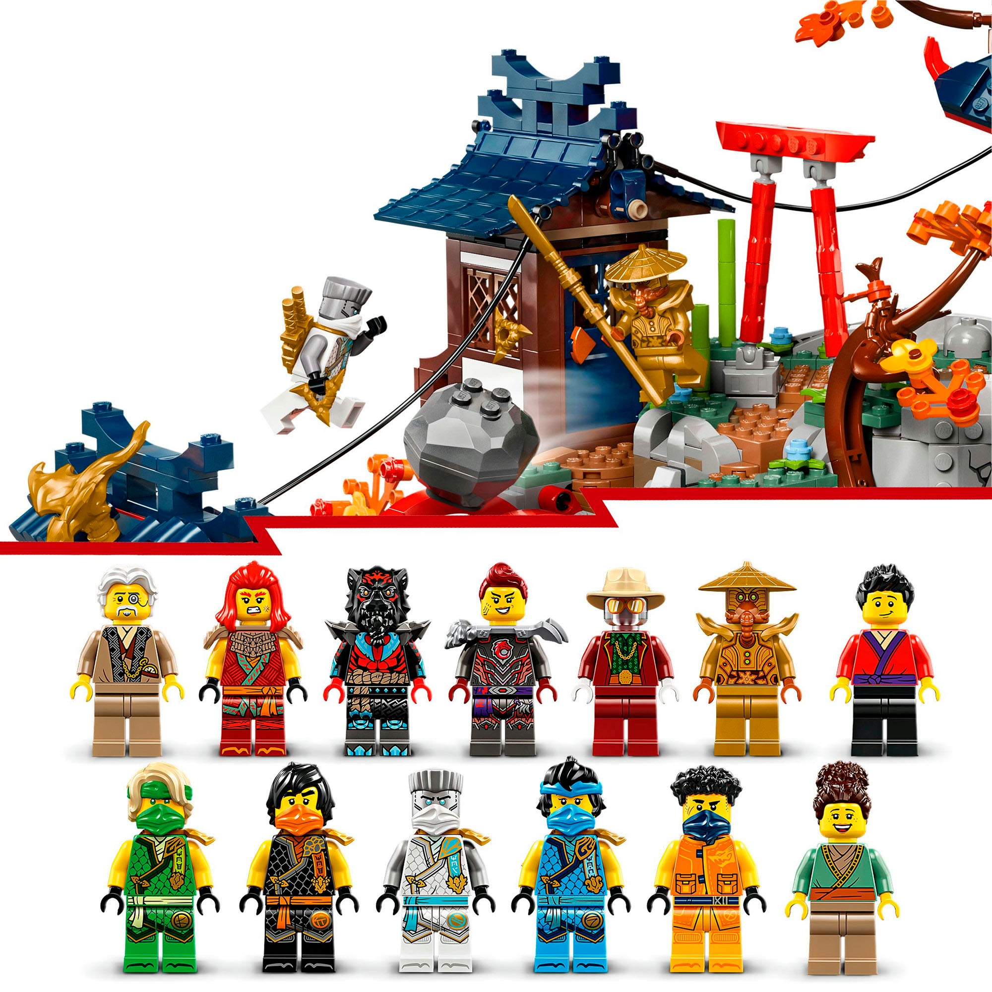 LEGO® Konstruktionsspielsteine »Turnier-Arena (71818), LEGO Ninjago«, (659 St.), Made in Europe