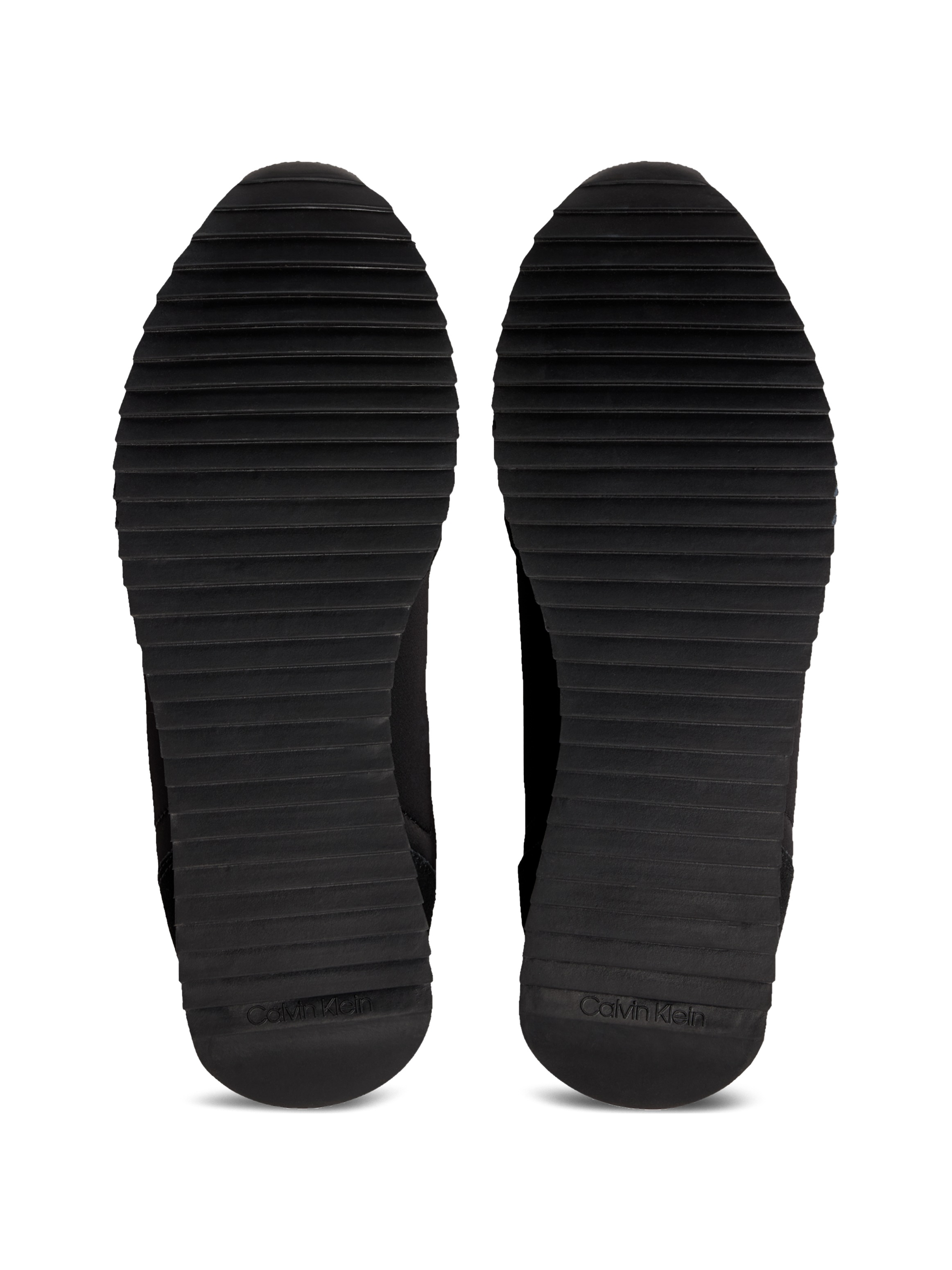 Calvin Klein Jeans Slip-On Sneaker »RETRO RUNNER SOCK LACE UP NY-SU«, Halbschuh, Freizeitsneaker mit CK-Logo und aufgesetzter Schnürung