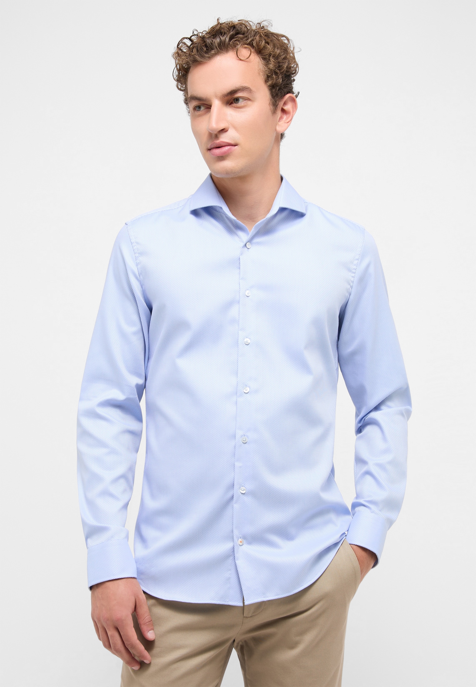 Eterna Langarmhemd "SLIM FIT" NON IRON (bügelfrei) günstig online kaufen