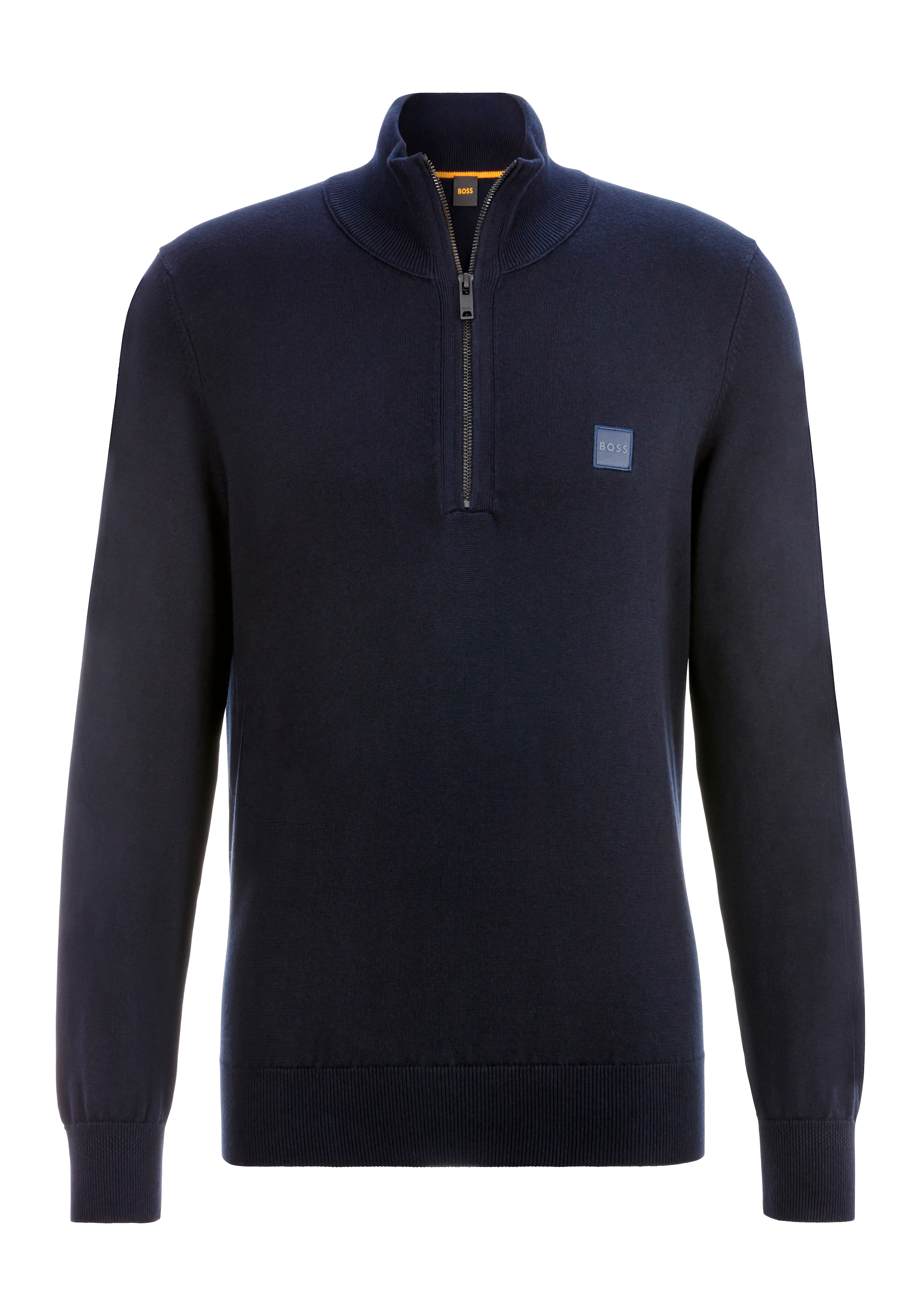 Rollkragenpullover »Kanobix_S«, mit Ton-in-Ton Logo