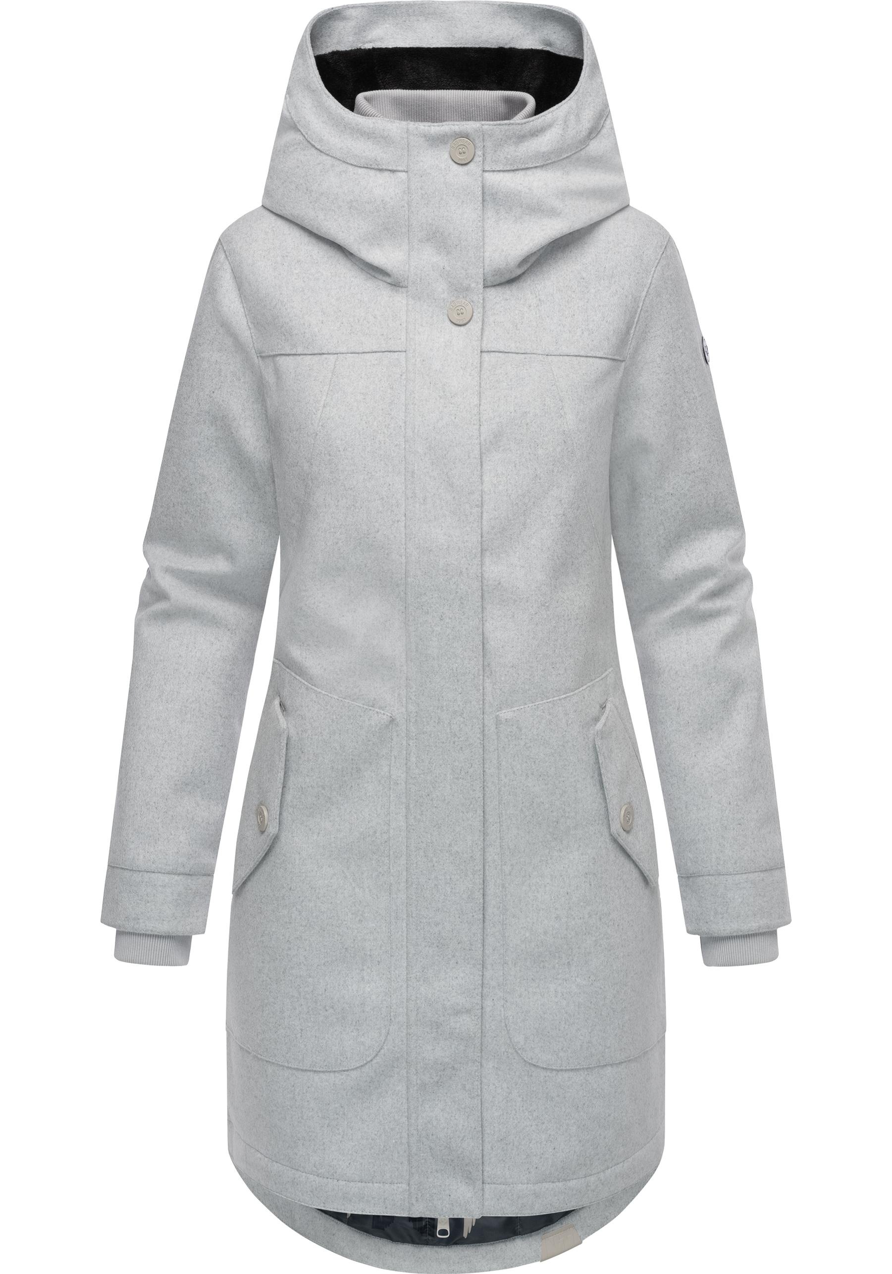 Ragwear Jannisa Coat Women's Coat Gray XL 3