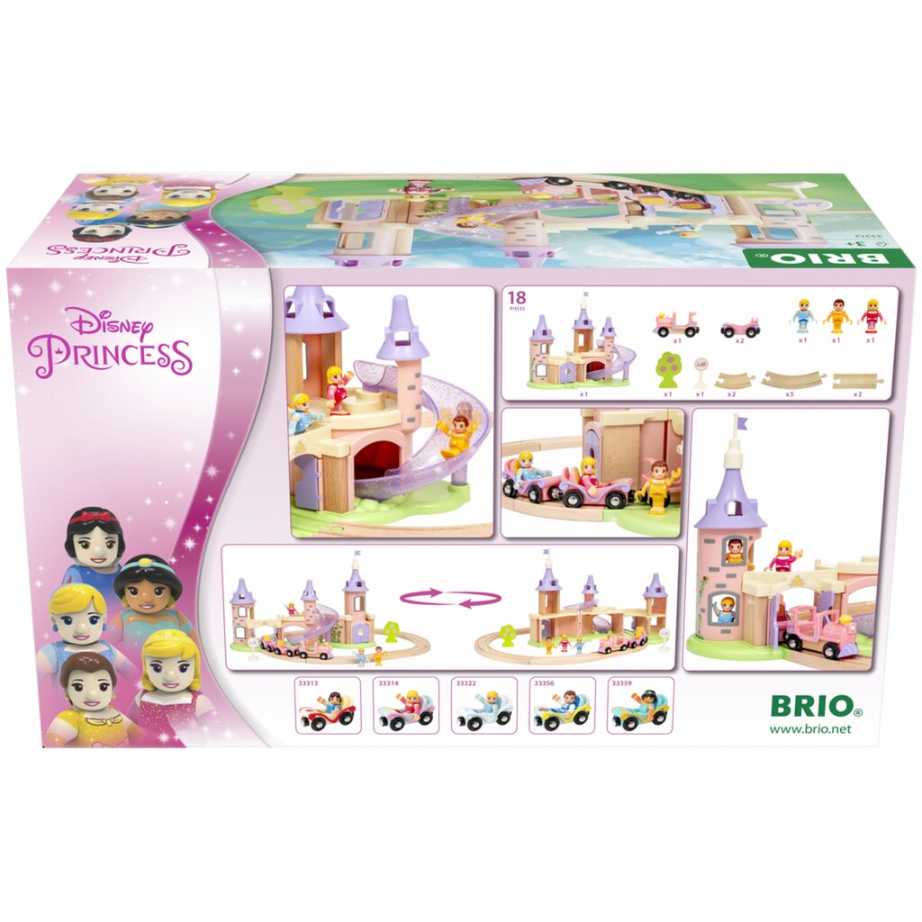 BRIO® Spielzeug-Eisenbahn »Disney Princess Traumschloss Set«