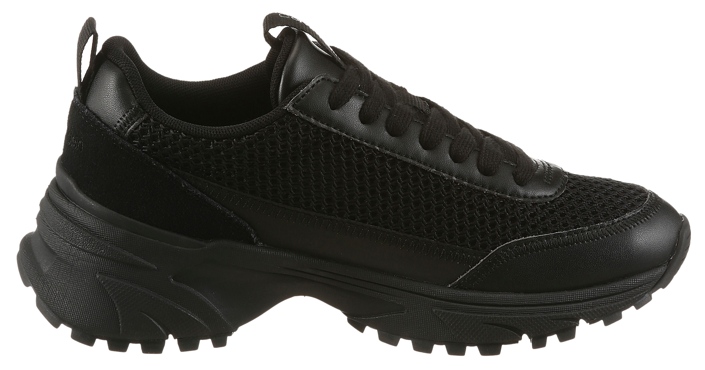 Calvin Klein Plateausneaker »HIKE RUNNER LACEUP MESH«  Chunky Sneaker, Halbschuh, Freizeitsneaker mit Profilsohle