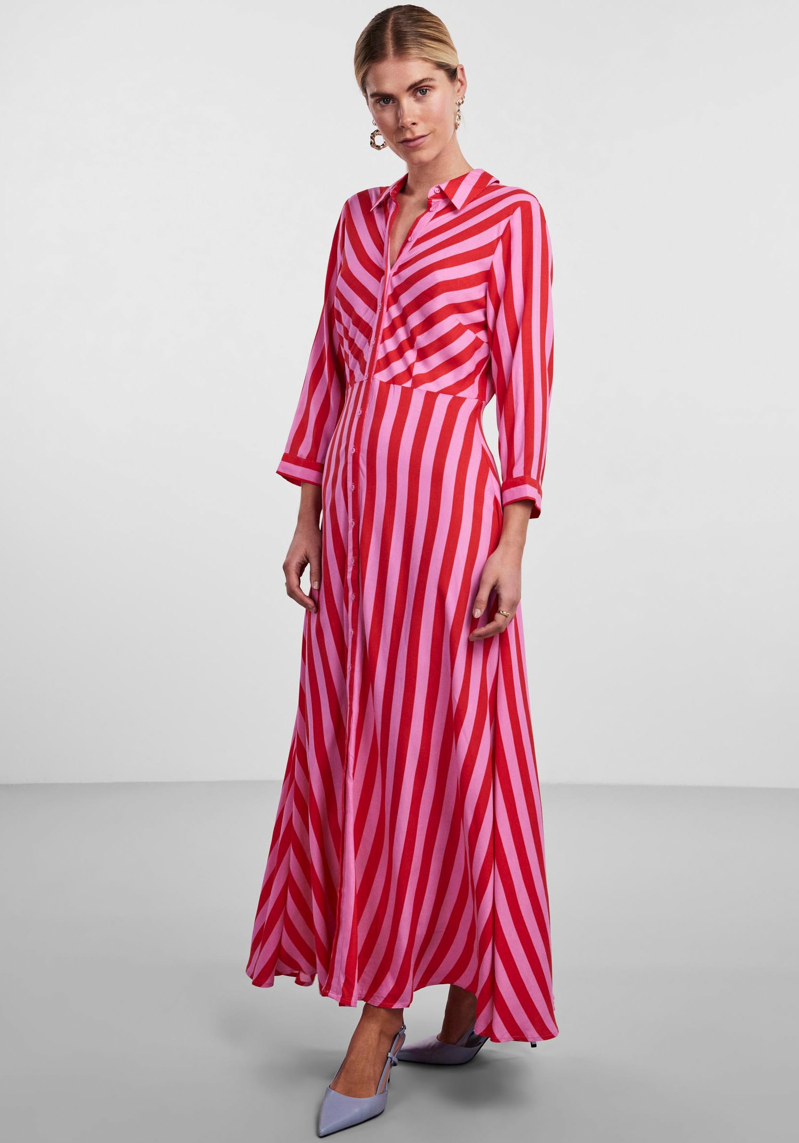 Y.A.S "YASSAVANNA LONG SHIRT DRESS" Viskose, loose fit