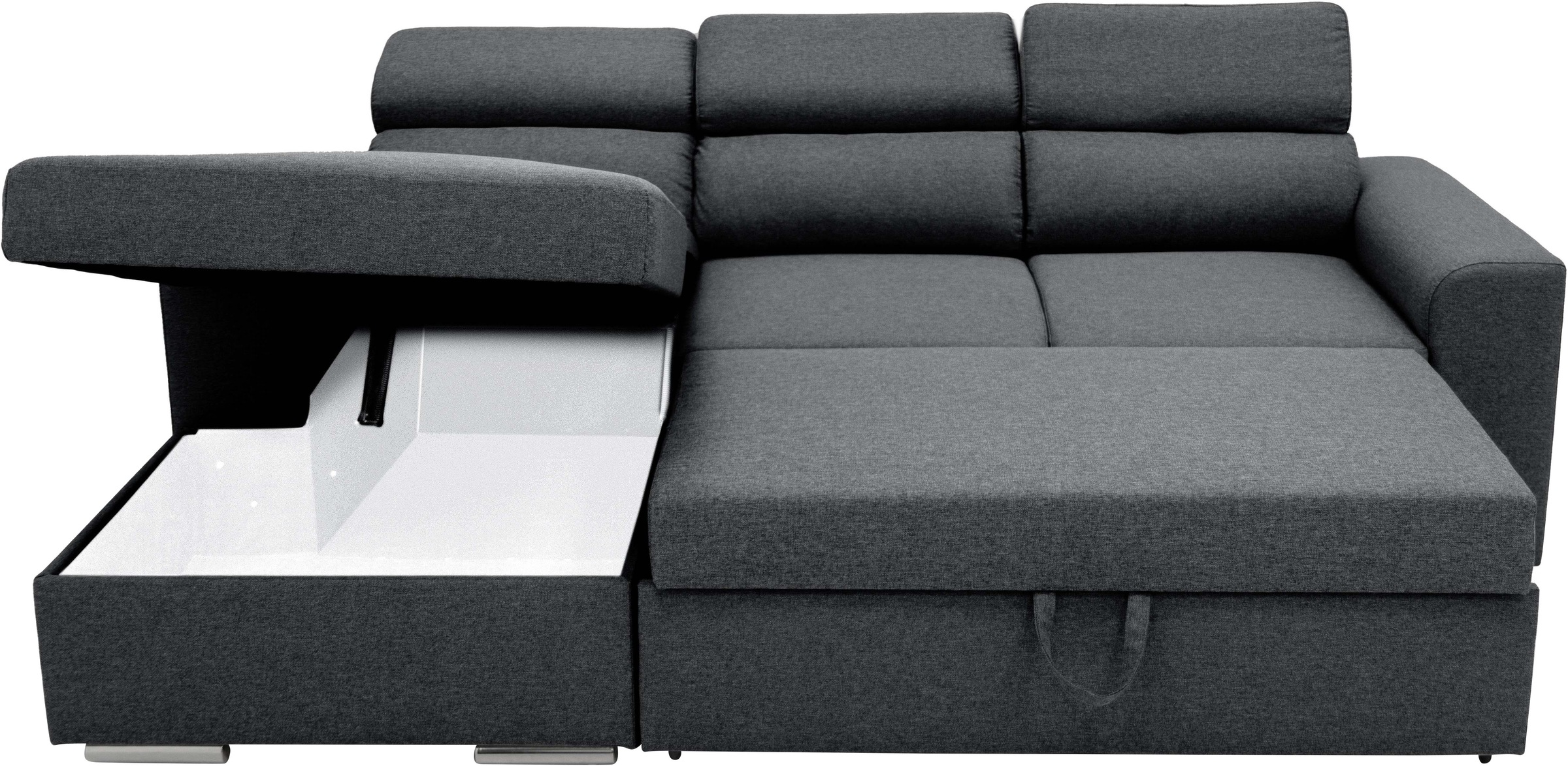 GEPADE Ecksofa »Hella, L-Form«, inkl. Bettfunktion und Bettkasten