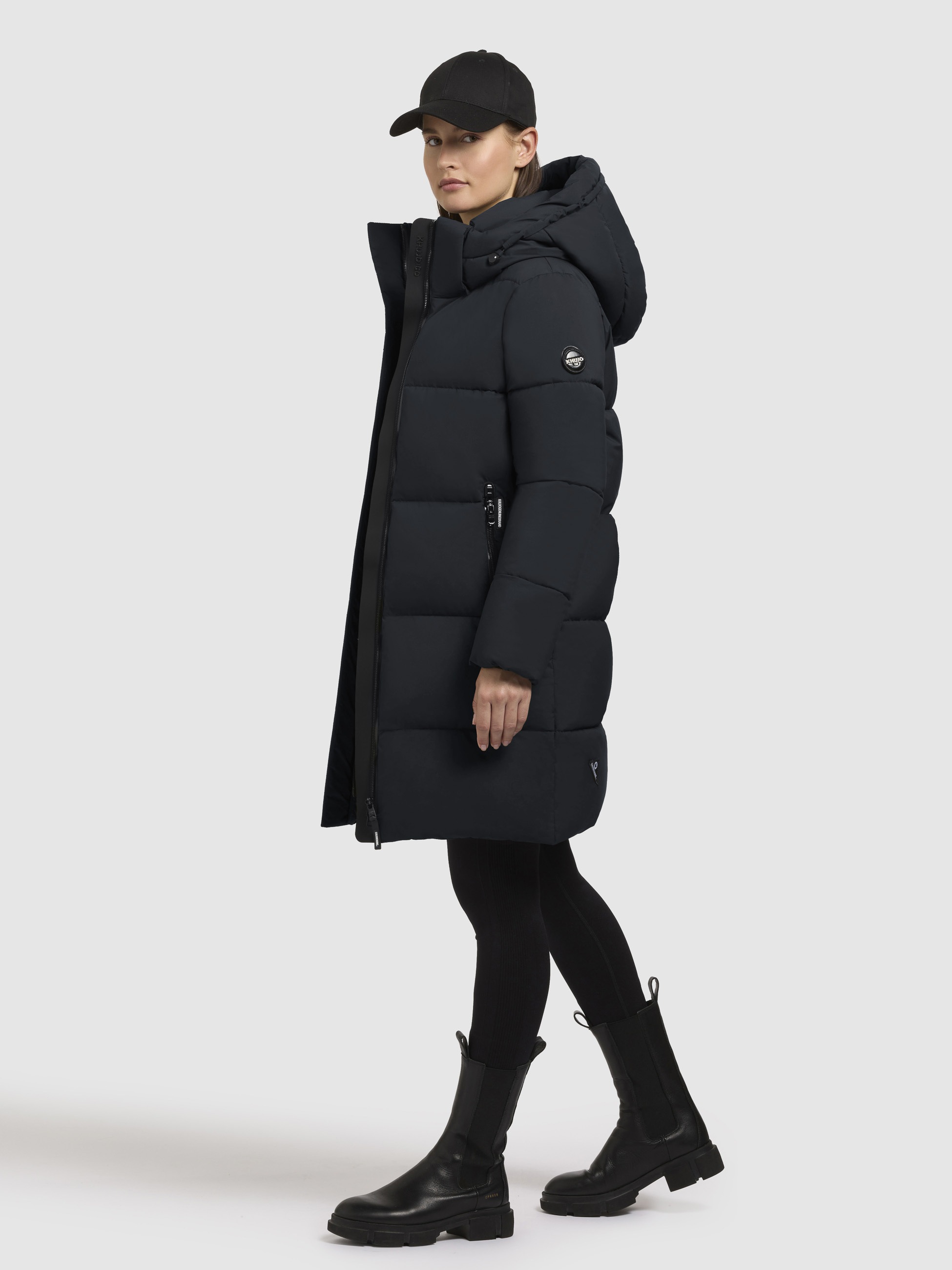 khujo Steppjacke »HAYA MATT«, mit Kapuze