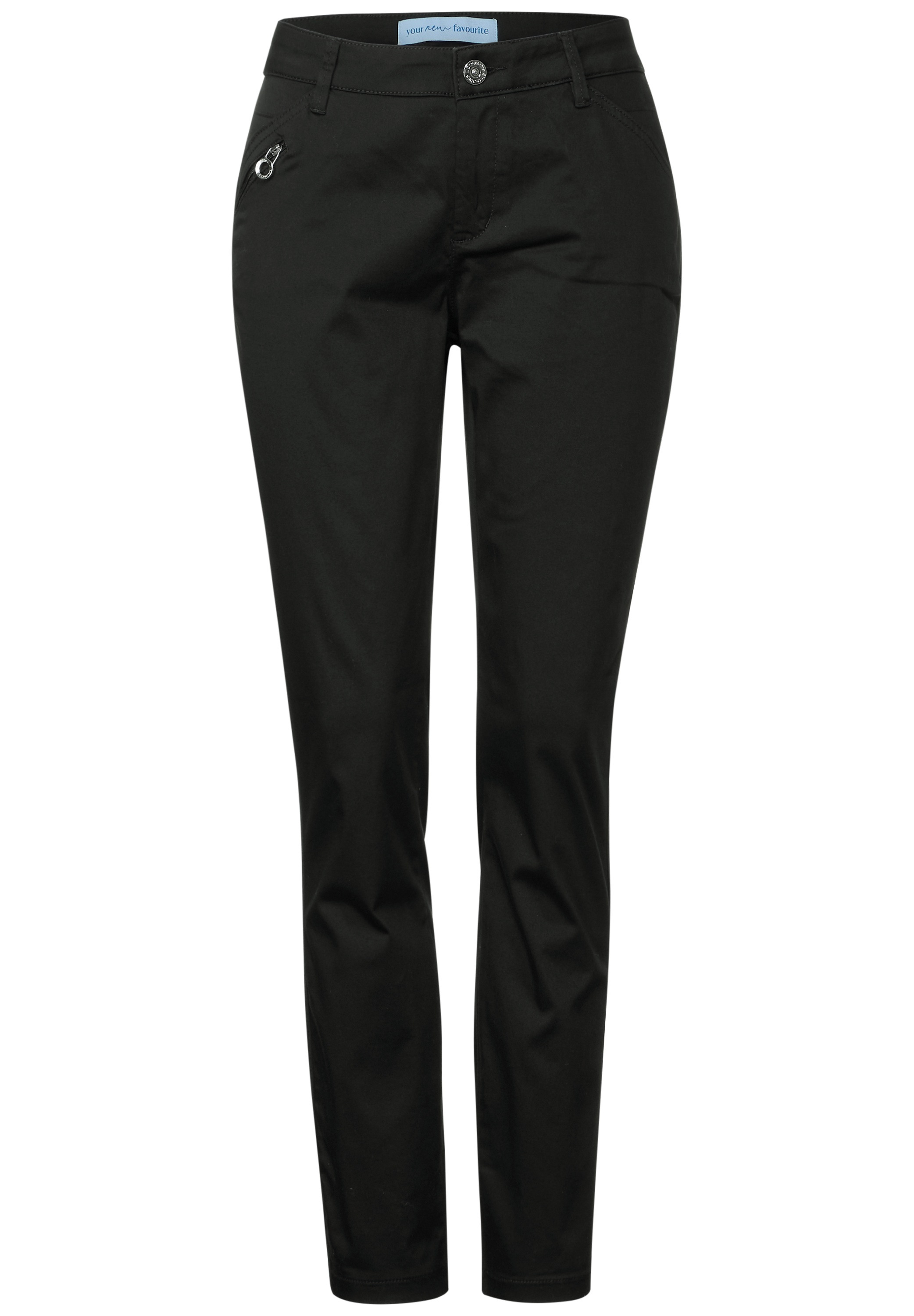 STREET ONE Röhrenhose, Middle Waist
