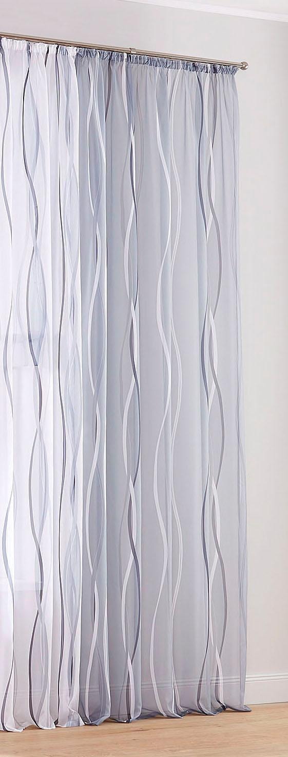 my home transparent, St.), BAUR »Dimona«, Voile, (2 Polyester 2er-Set, Gardine 