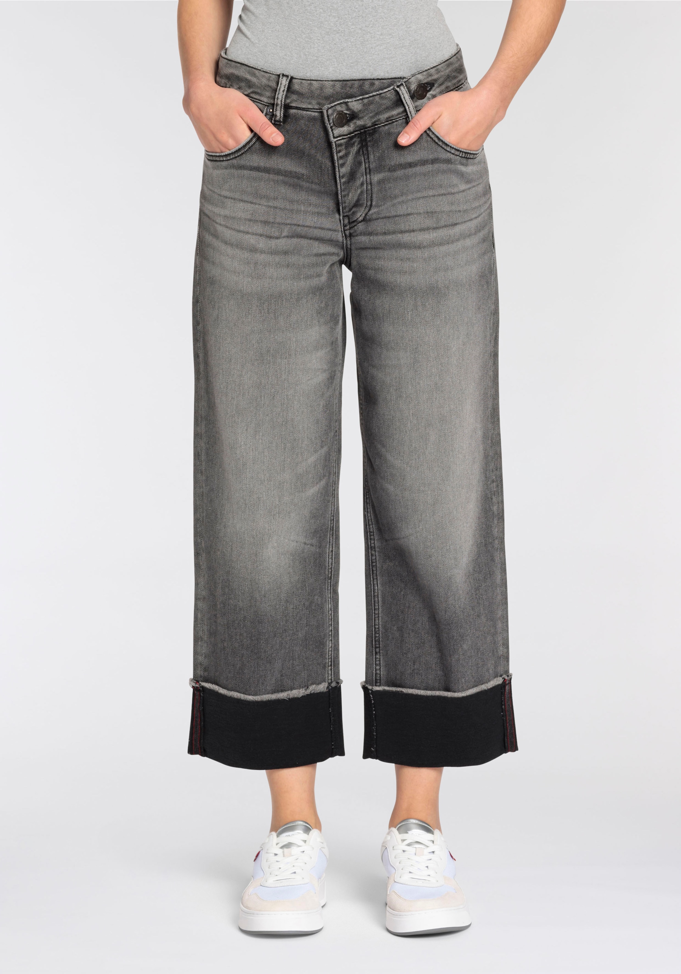 Herrlicher Weite Jeans »Mäze Organic Denim Brushed«