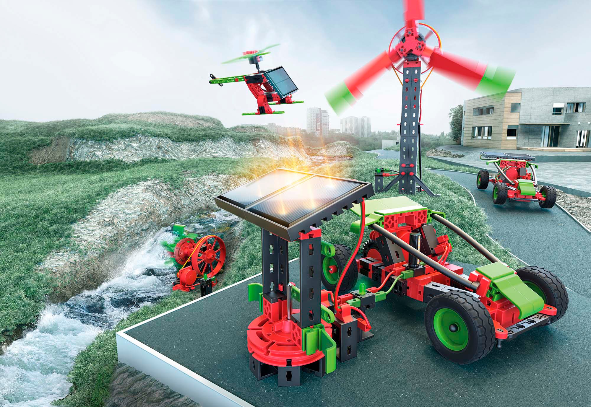 fischertechnik Konstruktions-Spielset »Profi Green Energy«