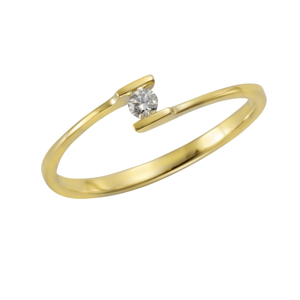 Orolino Fingerring »585 Gold Brillant 0,06ct.«