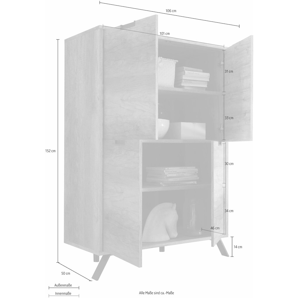 INOSIGN Highboard »Palma«