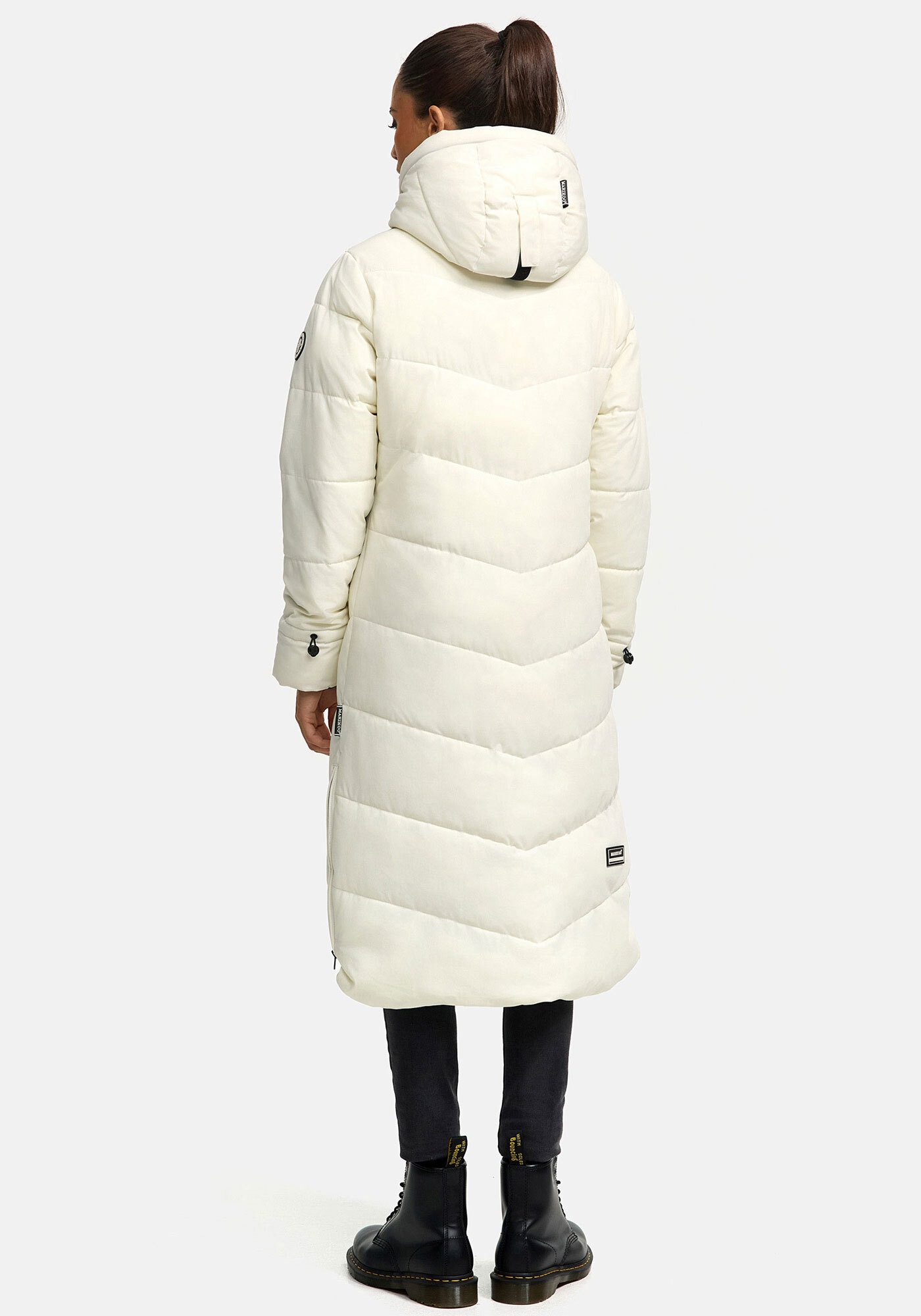 Marikoo Winterjacke »Benikoo«, langer Winter Mantel gesteppt