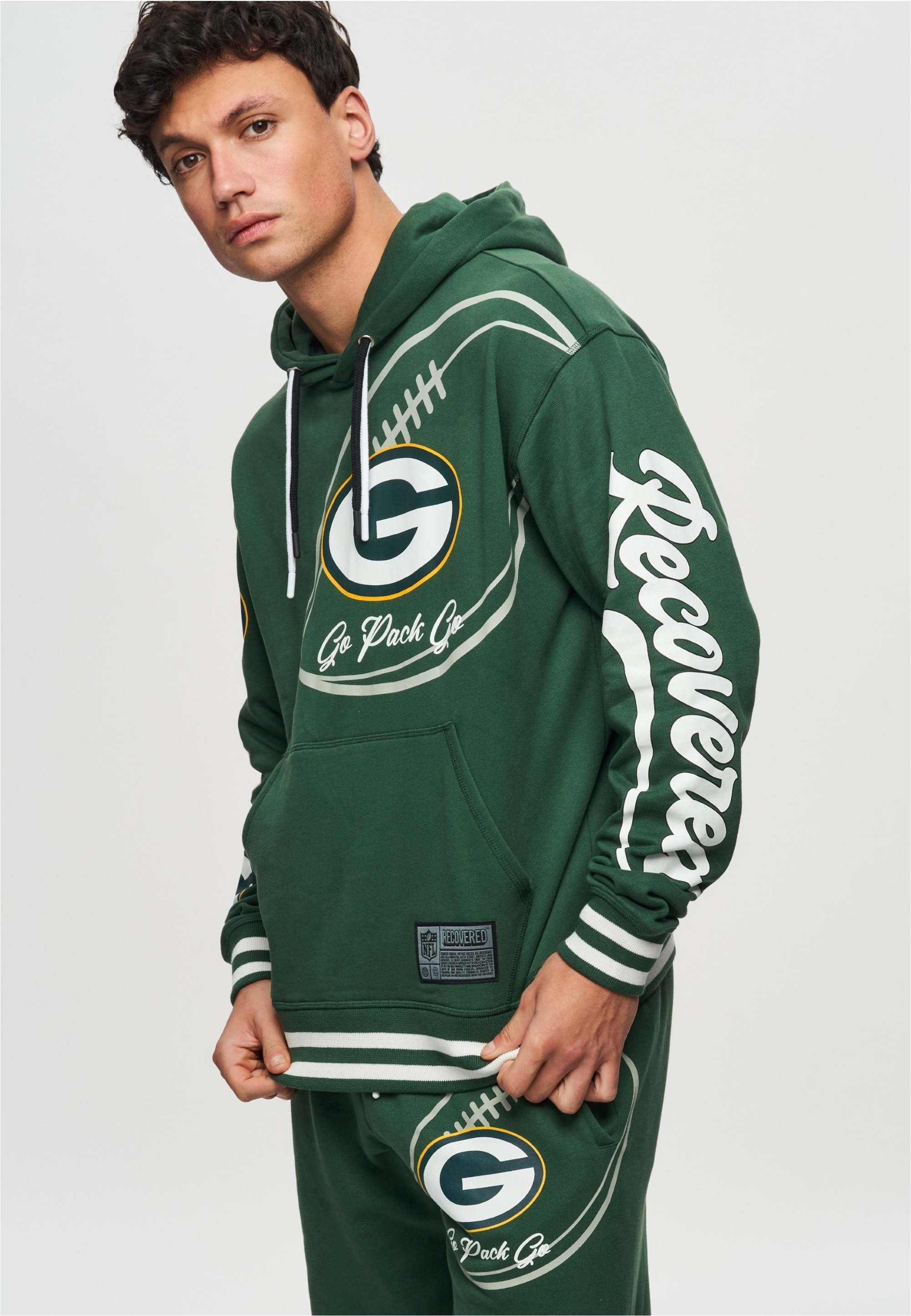 Recovered Kapuzensweatshirt »NFL Packers Go Pack Go«, im zeitlosen Design