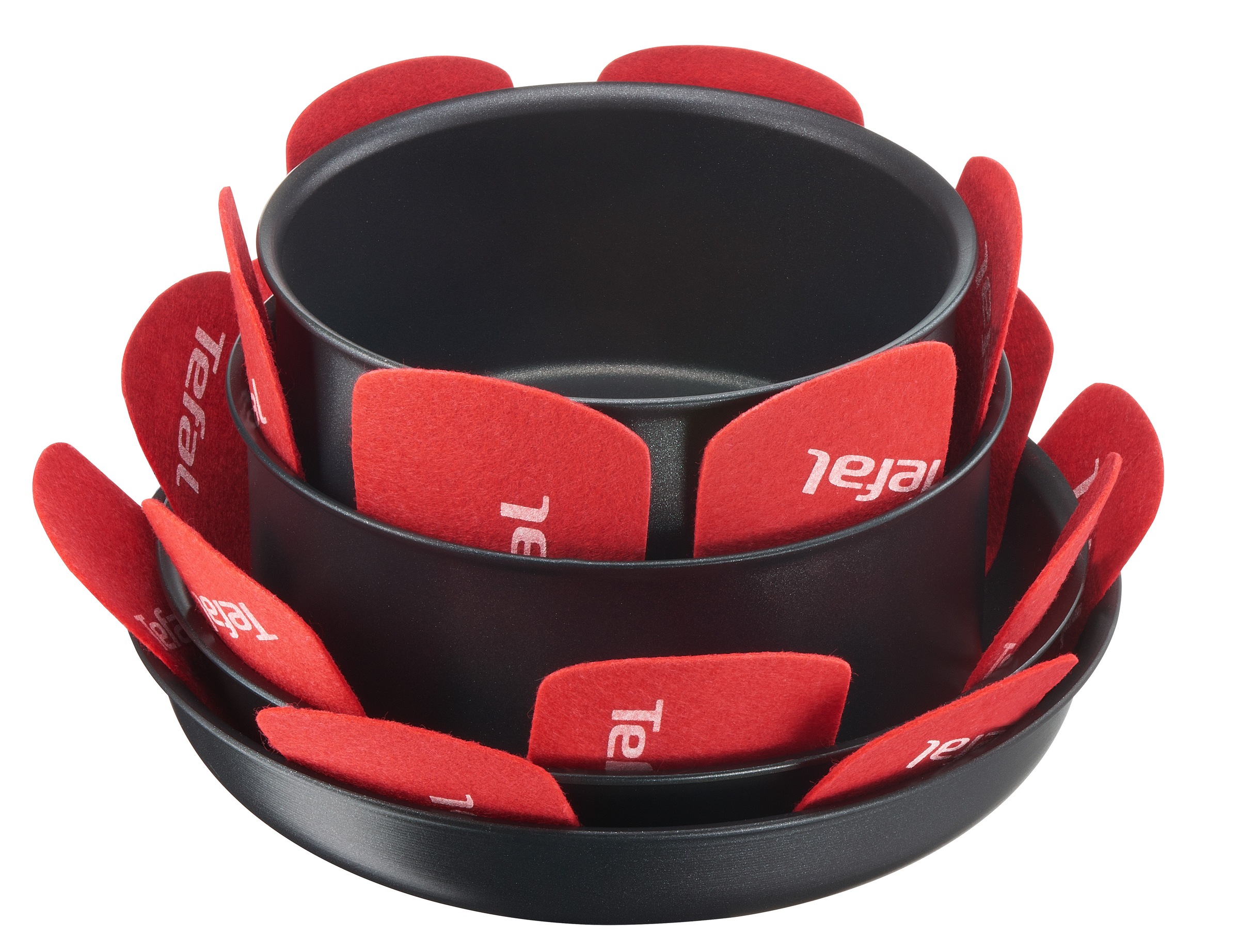 Tefal Pfannenschoner »Ingenio« 4-tlg., Filz, bis 38 cm, Schutz vor Kratzern und Erschütterungen