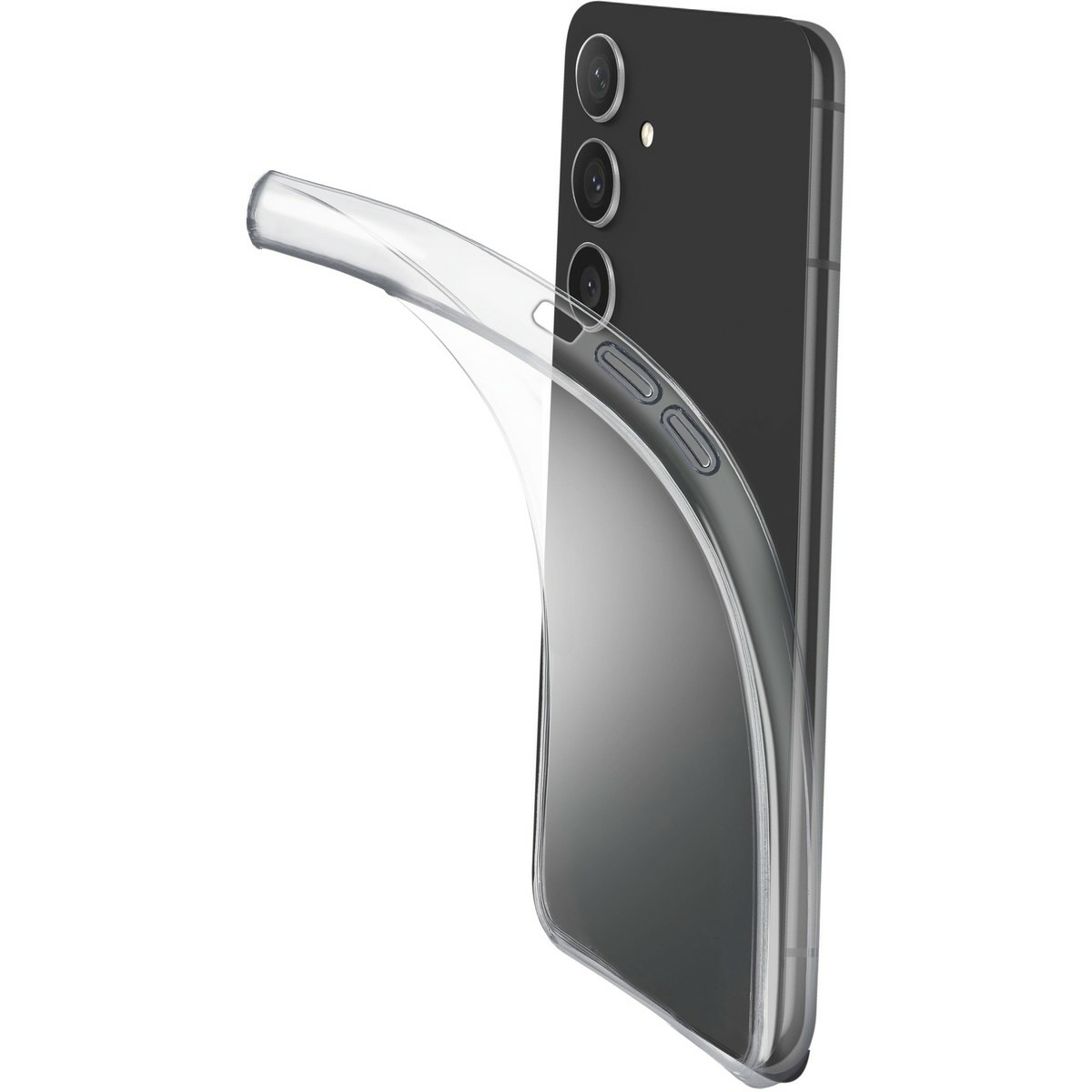 Cellularline Handyhülle »Soft Case für Samsung Galaxy A55 5G«, Backcover, Schutzhülle, Handyschutzhülle, Case, Schutzcase, stoßfest