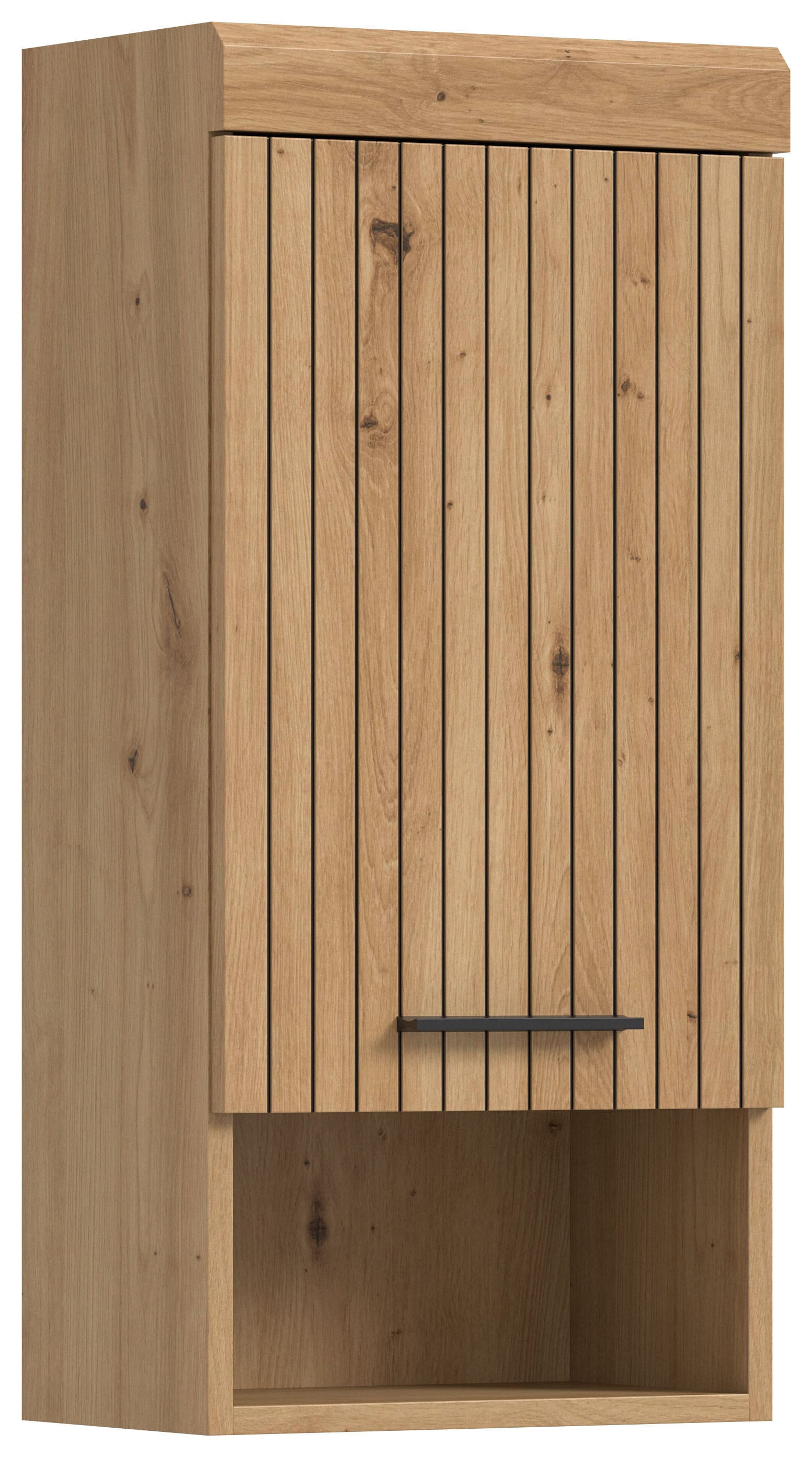 welltime Hängeschrank "SIENA, Breite 37cm, 1 Tür, 1 offenes Fächer, 1 Einlegeboden, MDF-Front" TOPSELLER, 1 Stk. tlg. in verschiedenen Farben erhältlich, Badmöbel, Badschrank, Schrank, Bad