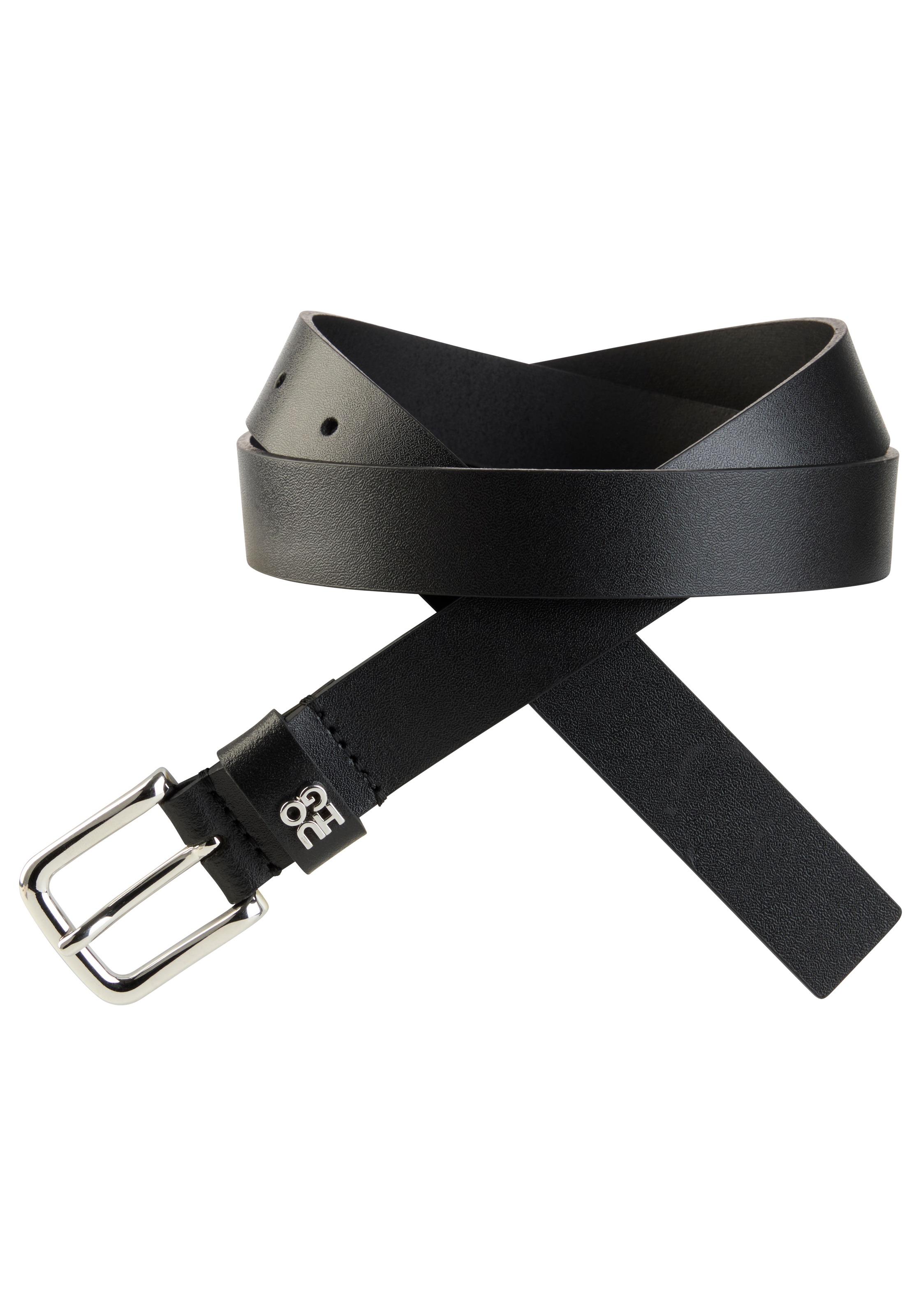 HUGO Ledergürtel "Tina HU-GO" mit Logo-Pin günstig online kaufen