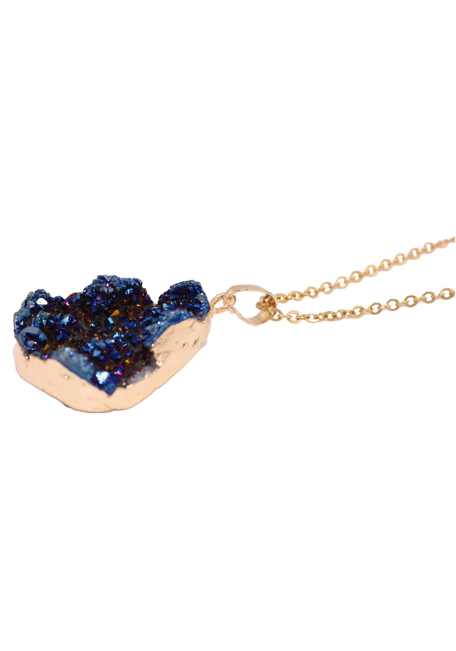 Firetti Kette mit Anhänger »Schmuck Geschenk Drusenachat«, Made in Germany - mit Druzy Quarz
