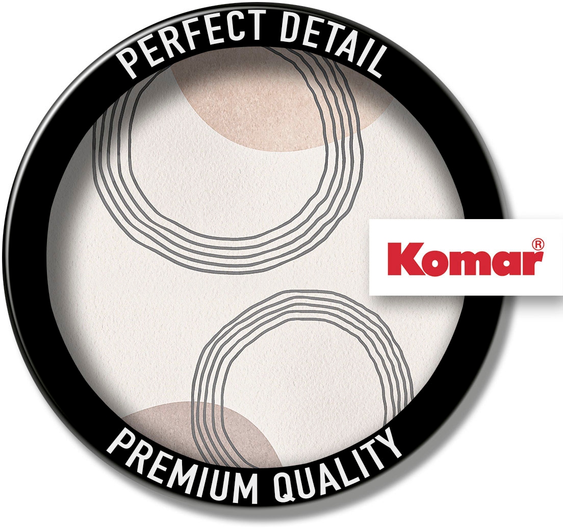 Komar Wandbild »Line Art Circles«, (1 St.), Deutsches Premium-Poster Fotopapier mit seidenmatter Oberfläche und hoher Lichtbeständigkeit. Für fotorealistische Drucke mit gestochen scharfen Details und hervorragender Farbbrillanz.