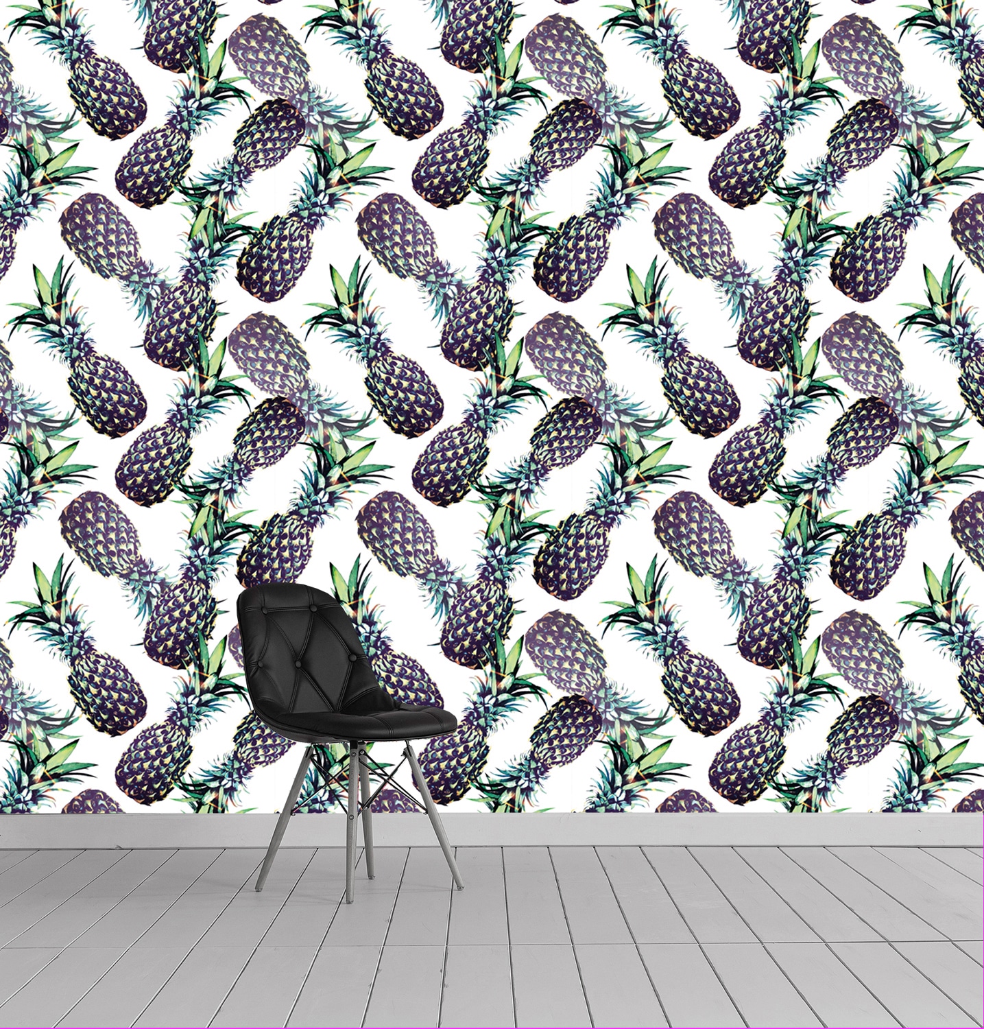 queence Vinyltapete »Bea« bedruckt | tropisch glatt 90x250cm, selbstklebend, kinderleichte Anbringung, , Sticker