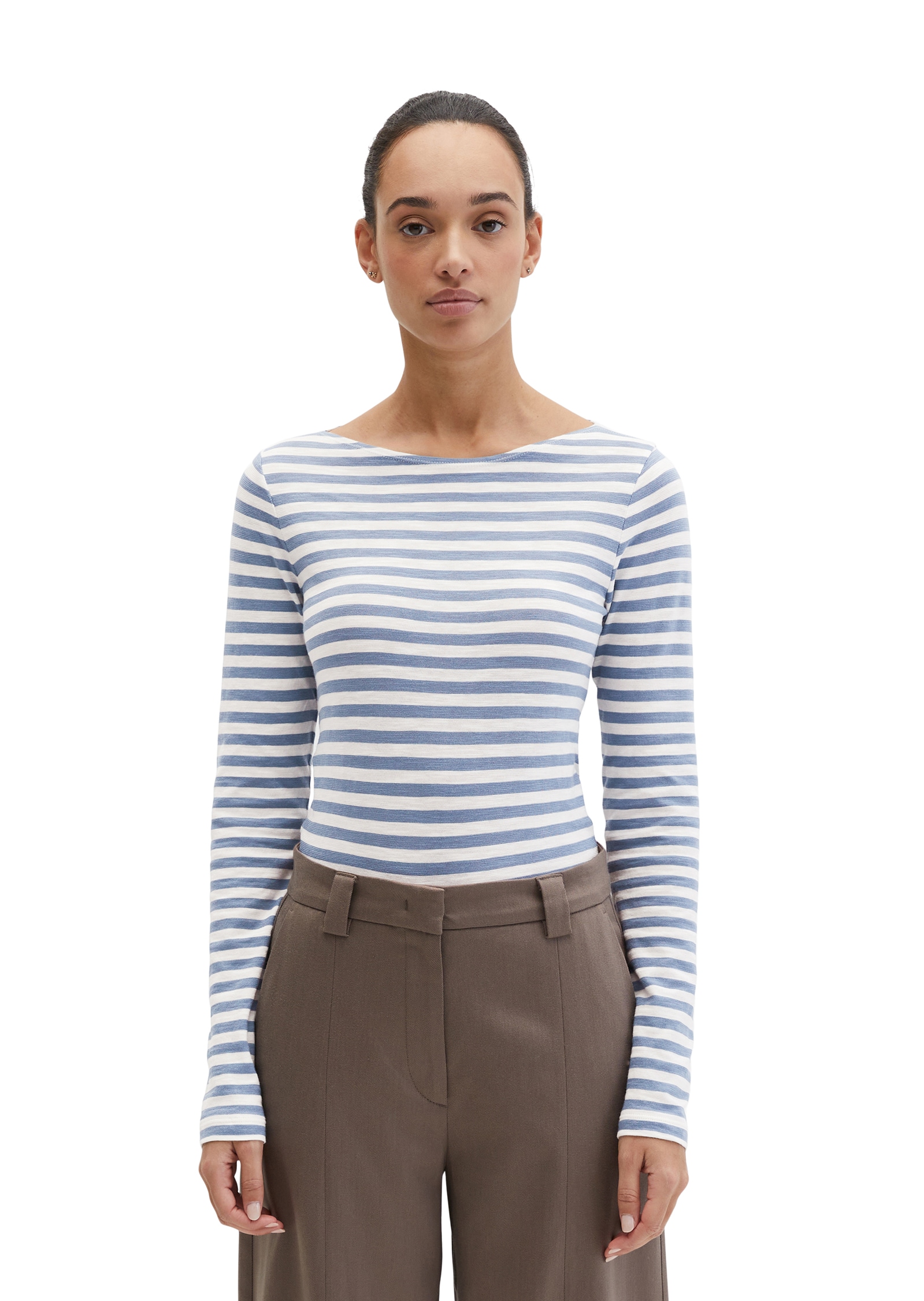 Marc OPolo Langarmshirt im schönen Streifenmuster günstig online kaufen