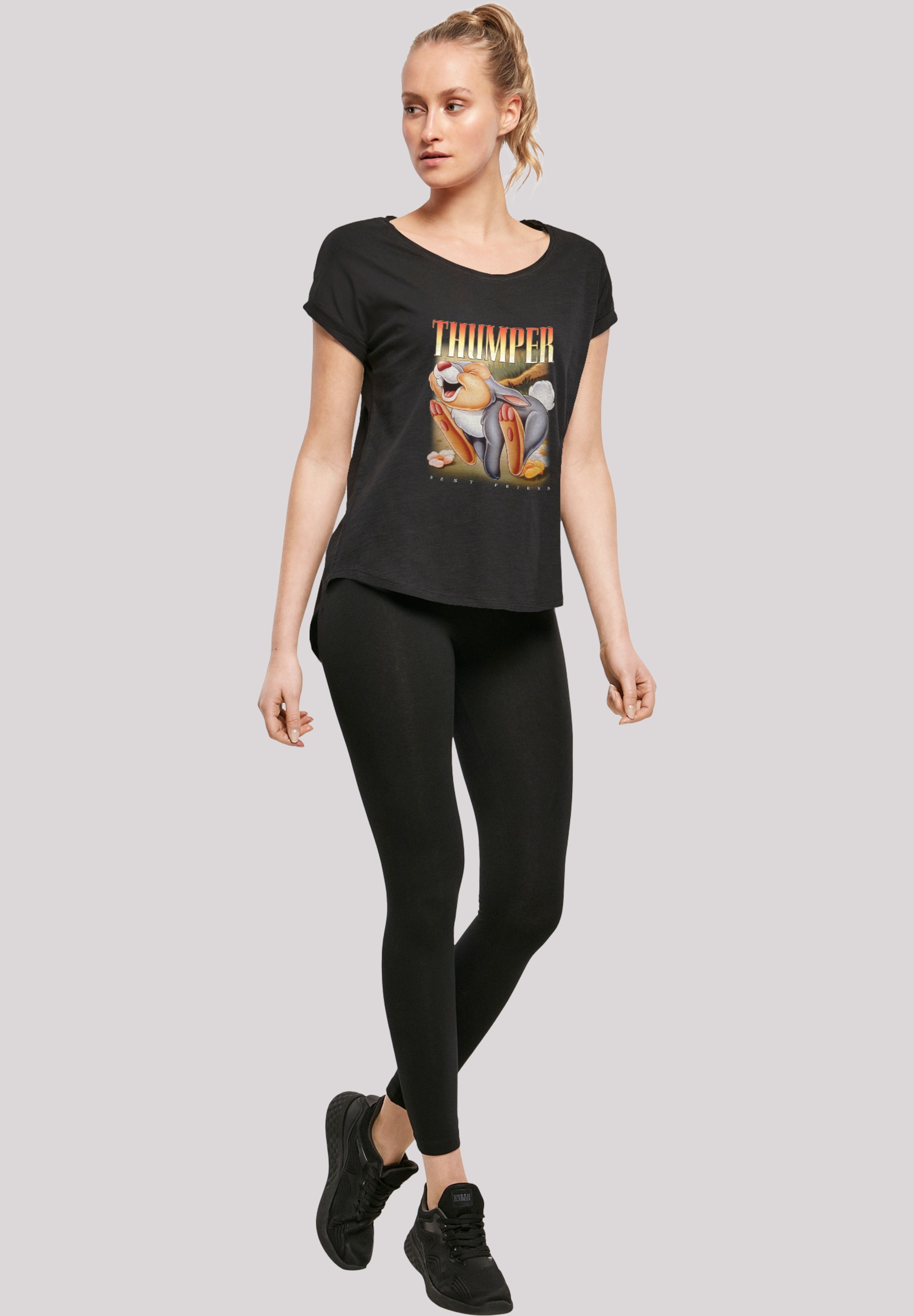 F4NT4STIC T-Shirt "Long Cut T-Shirt Disney Bambi Klopfer", Damen,Premium Me günstig online kaufen