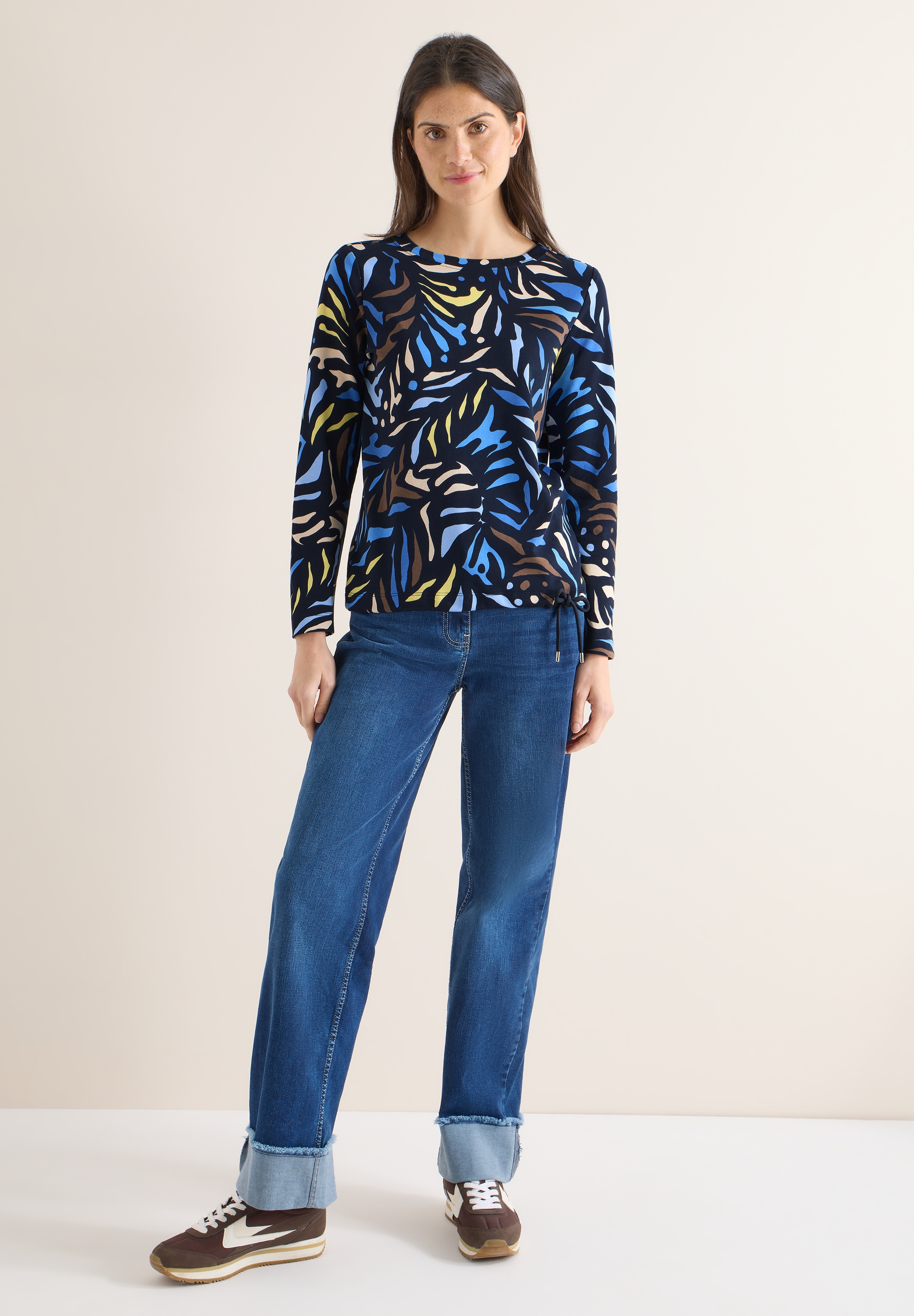 Cecil Langarmshirt im soften Baumwoll-Mix