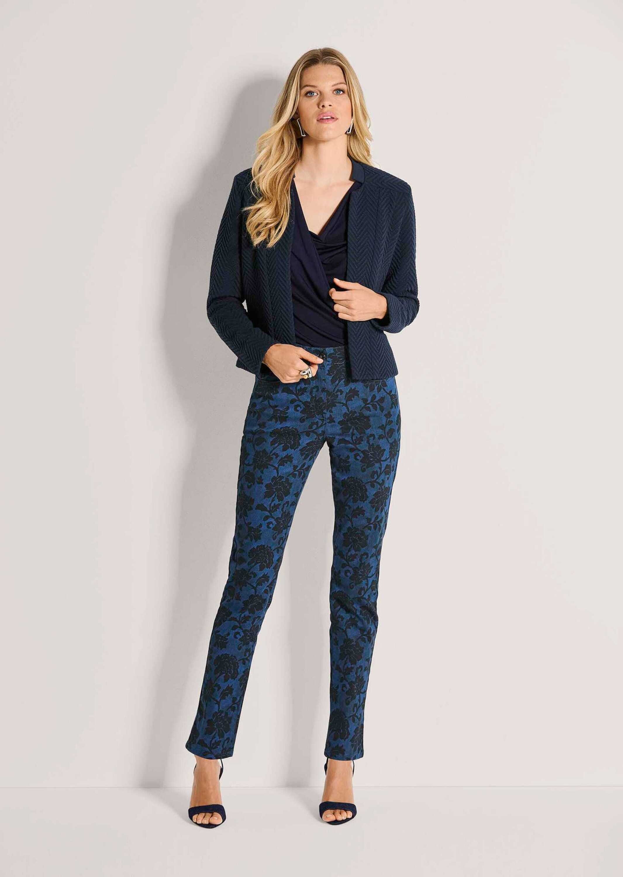 MADELEINE Jackenblazer "Kurzblazer Moderner Jerseyblazer in Melange-Optik" günstig online kaufen