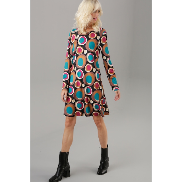 Aniston SELECTED Jerseykleid, in leichter A-Linien-Form - NEUE KOLLEKTION  für kaufen | BAUR