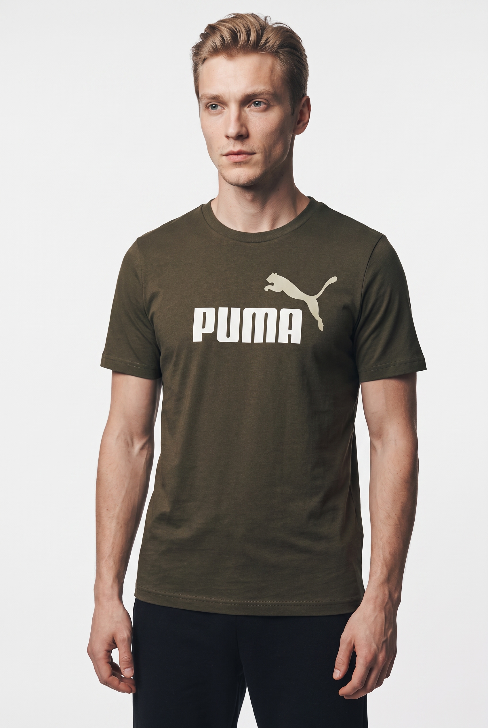 PUMA T-Shirt "GRAPHICS 2 COLOR NO 1 LOGO TEE" Kurzarm, mit Rundhalsausschnitt, mit Print-Applikation