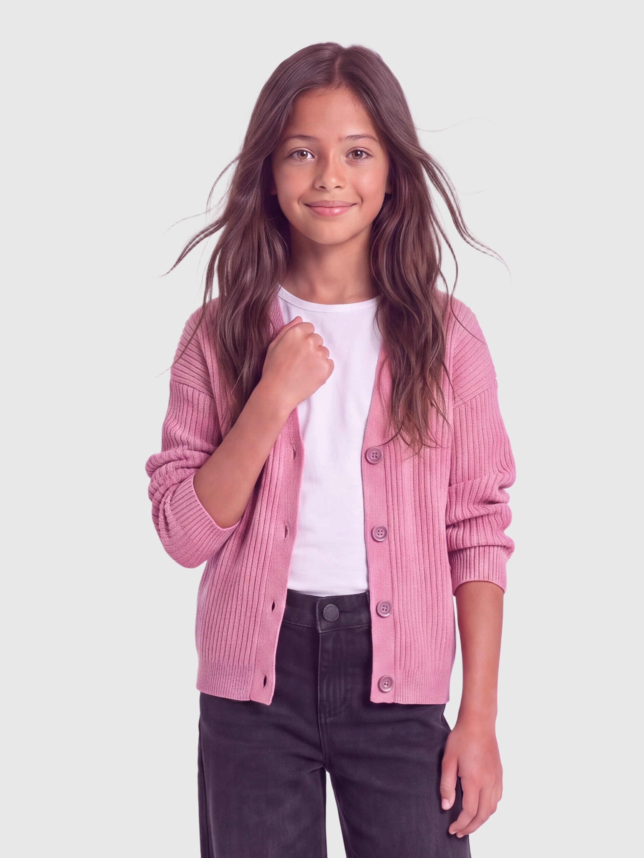 KIDS ONLY Strickjacke "KOGMANDY LS SHORT BOXY CARDIGAN KNT NOOS" Viskosemischung, regular fit