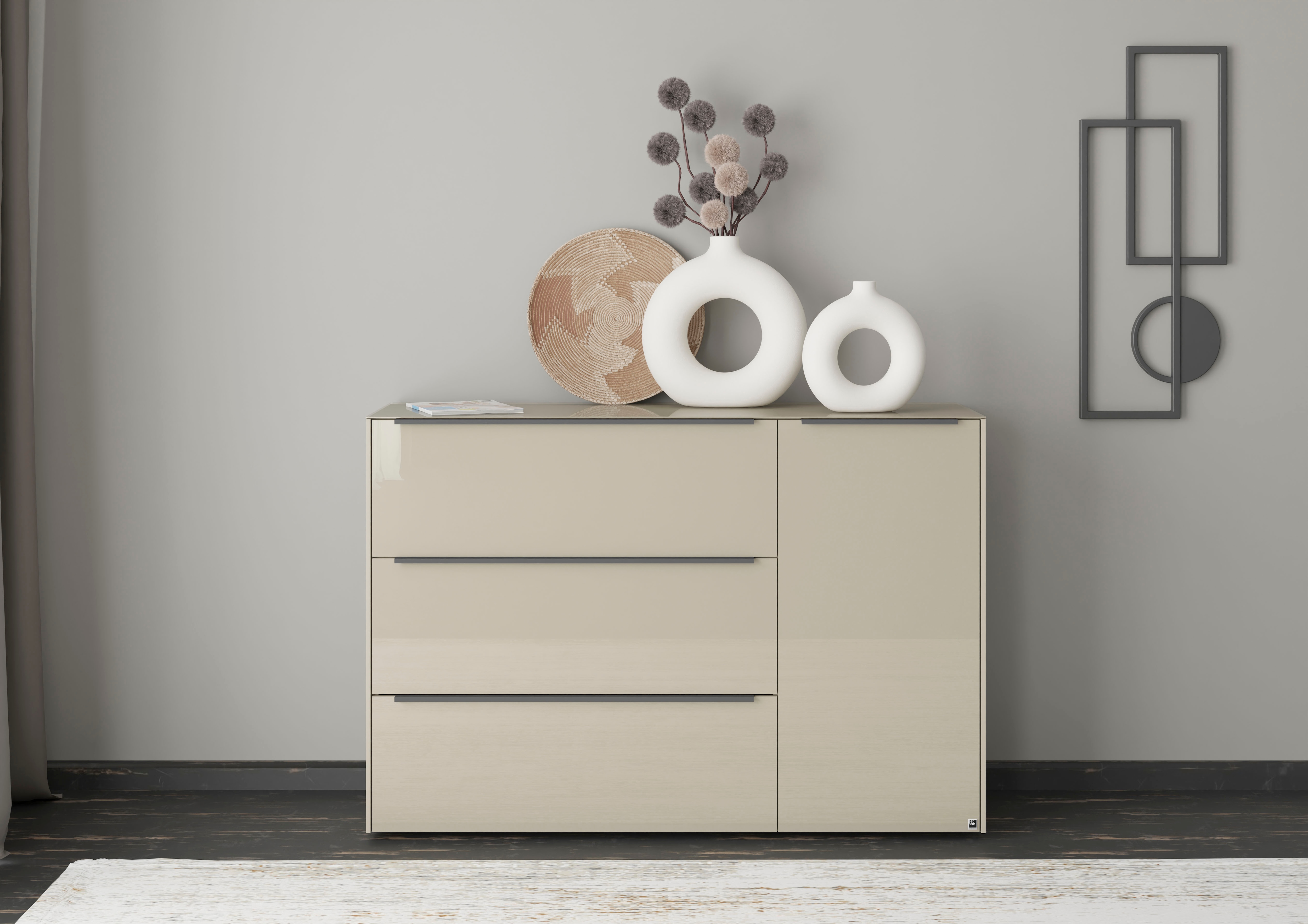 set one by Musterring Sideboard "Reno" 1 Stk. tlg. Mit Gleitern und in verschiedenen Farben erhältlich