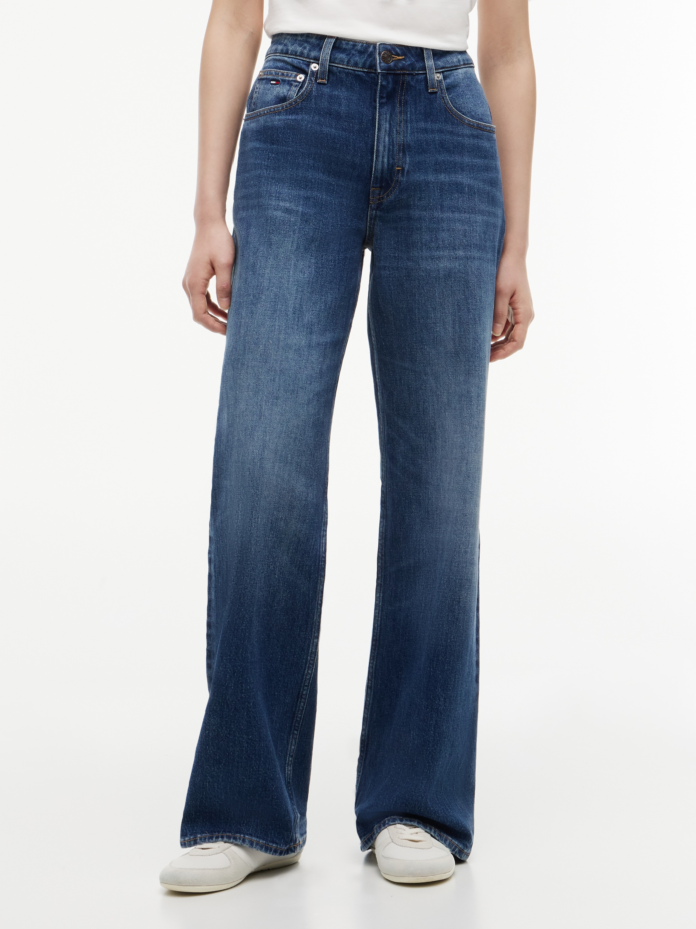 Tommy Jeans Straight-Jeans "MIA MR RLXD STR" Baumwollmischung, relaxed fit