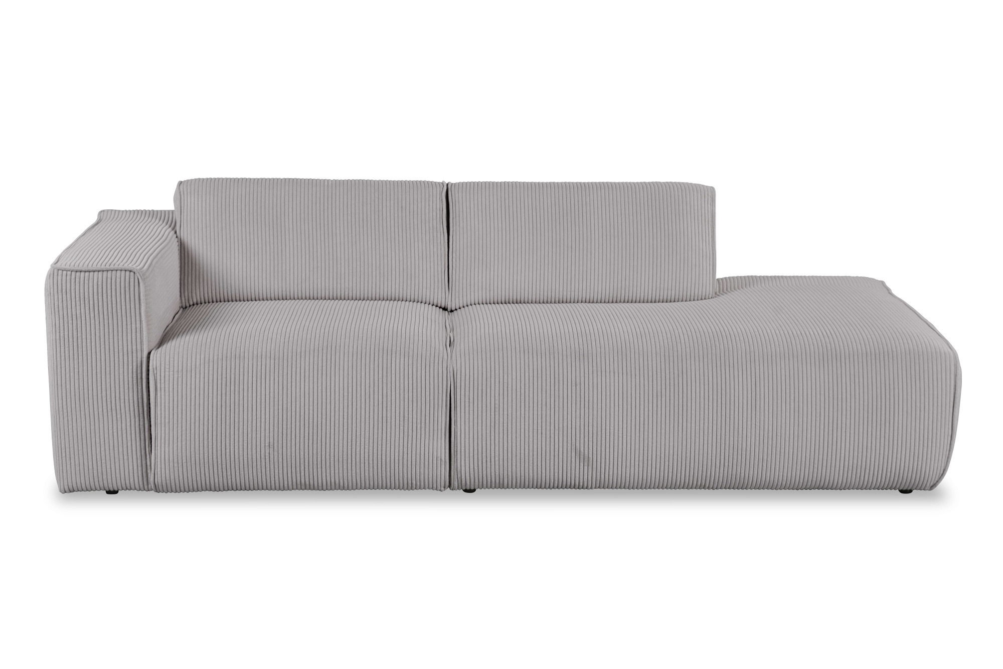 andas 2-Sitzer "Noord mit Kedernaht, Breite 227 cm", Cord, Struktur, Websto günstig online kaufen